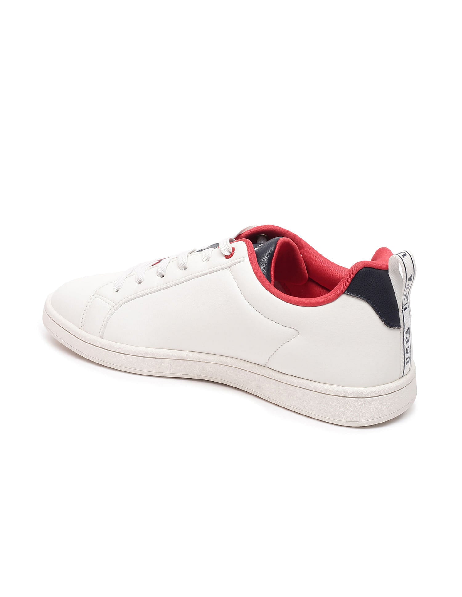 Men Lennart Off White All Day Sneakers White - U.S. Polo Assn. India | Large