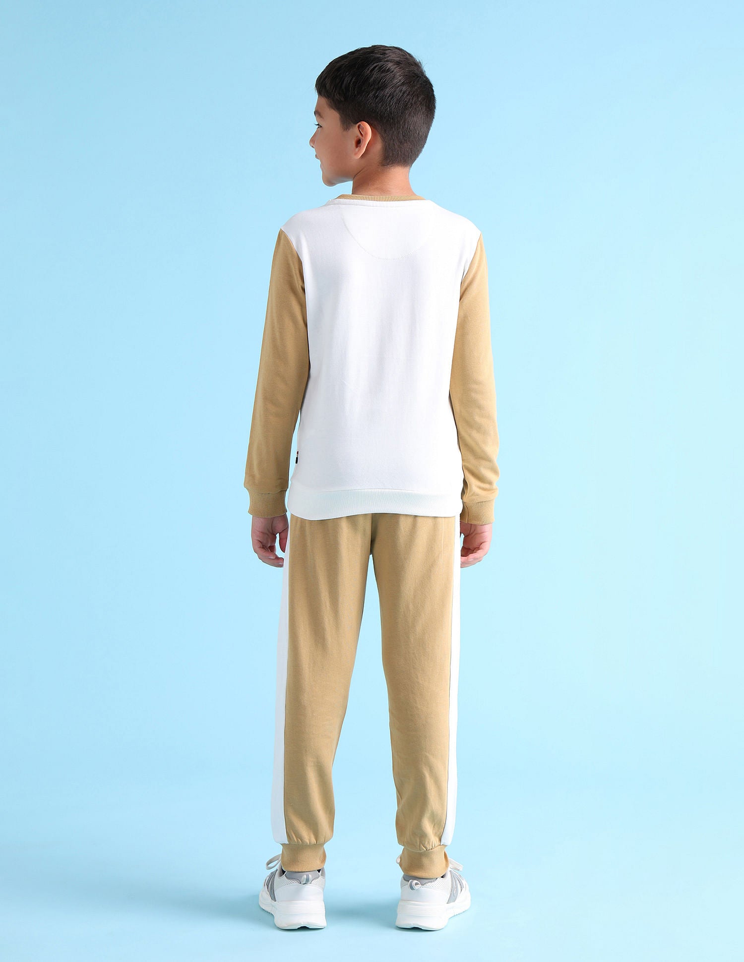 Boys Brand Print Sweatshirt White - U.S. POLO ASSN. | Large