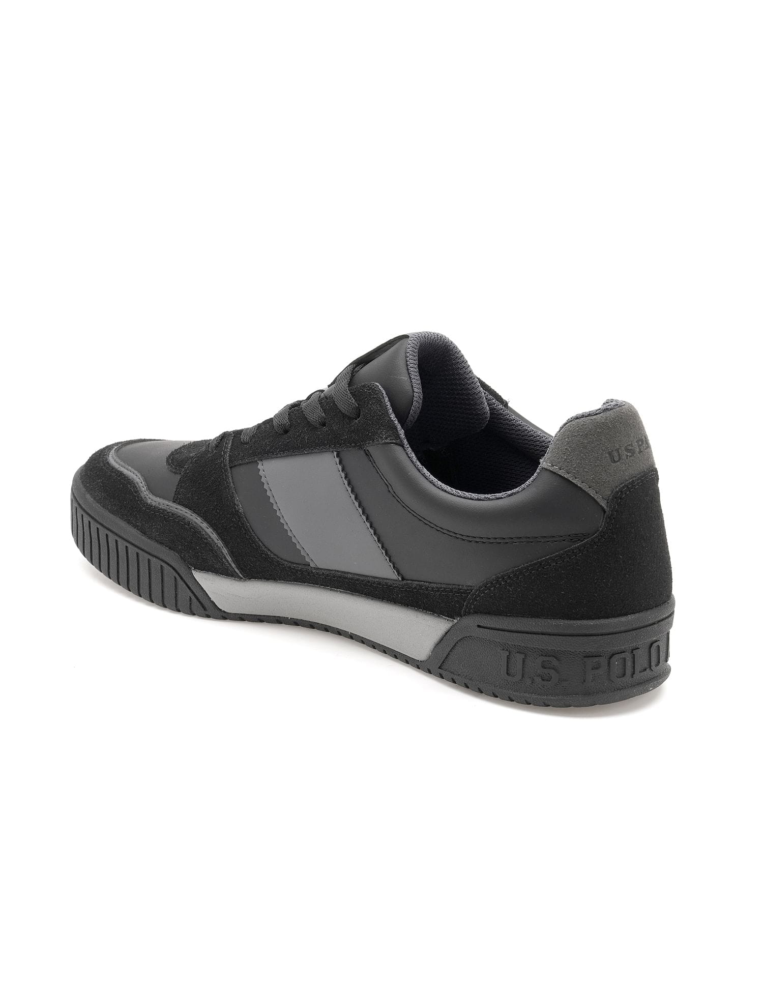 Mens Rever Colourblocked Sneakers Black - U.S. Polo Assn. India | Large