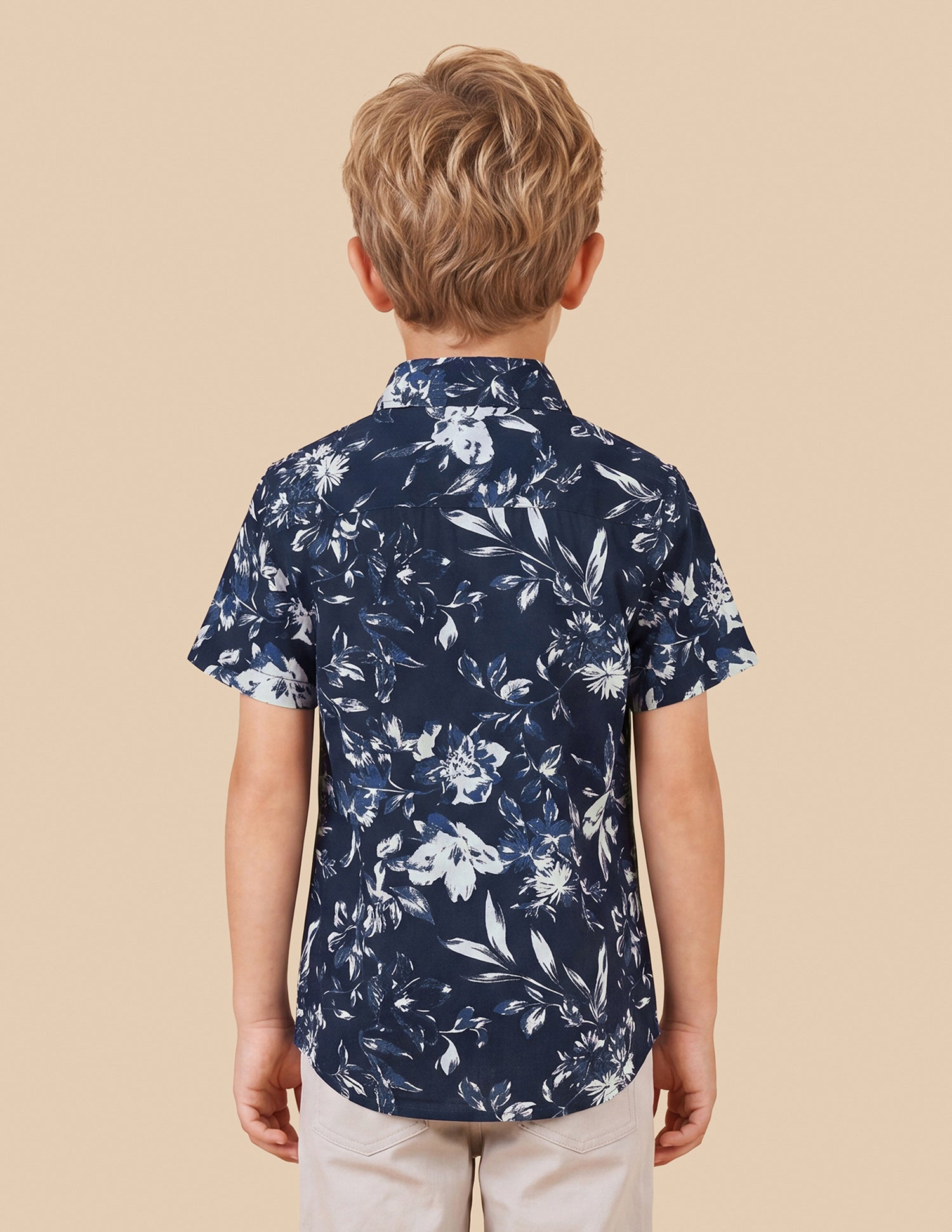 Floral Printed Regular Fit Shirt Navy - U.S. Polo Assn. India | Large