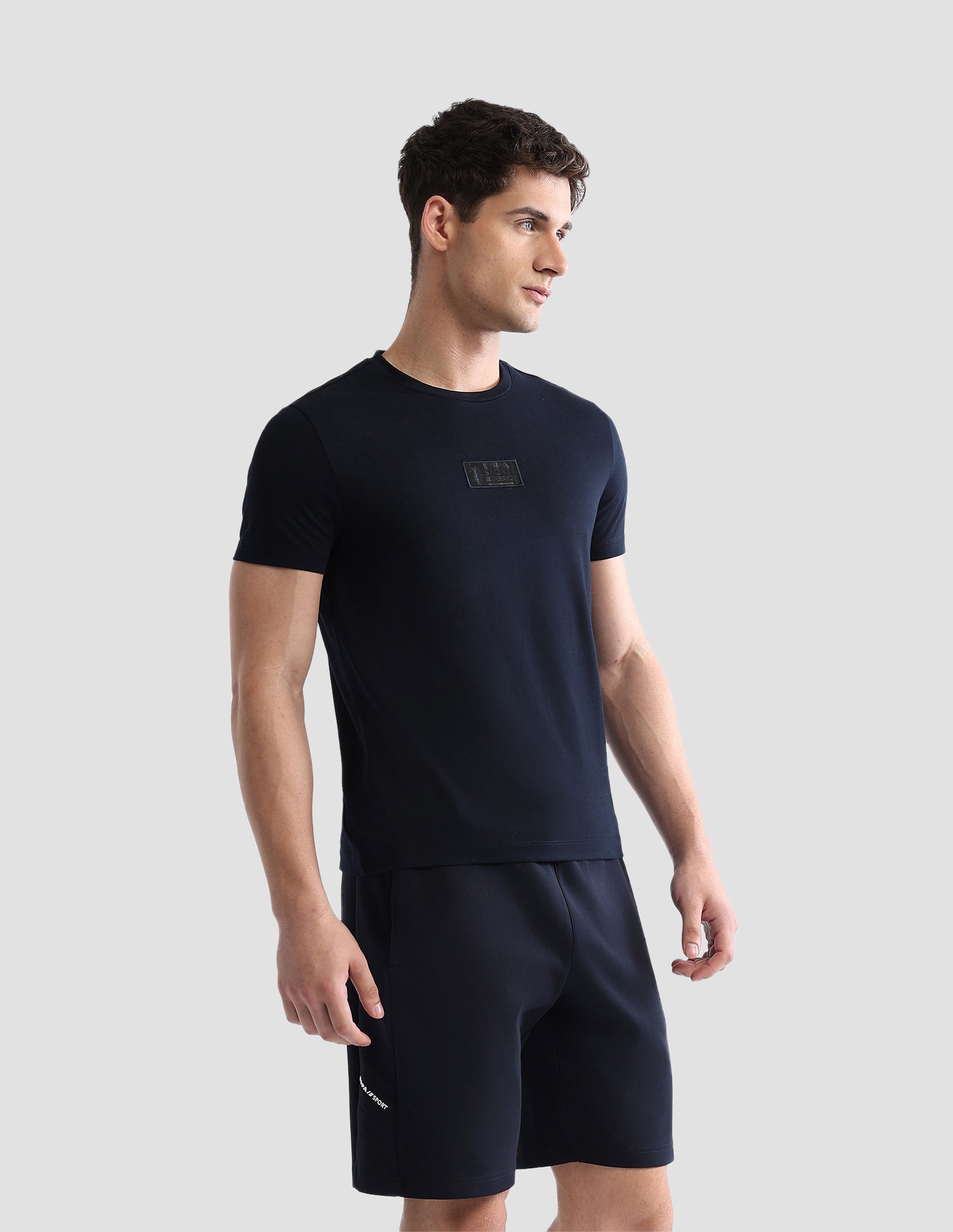 Solid Slim Fit Active T-Shirt Navy - U.S. POLO ASSN. | Large