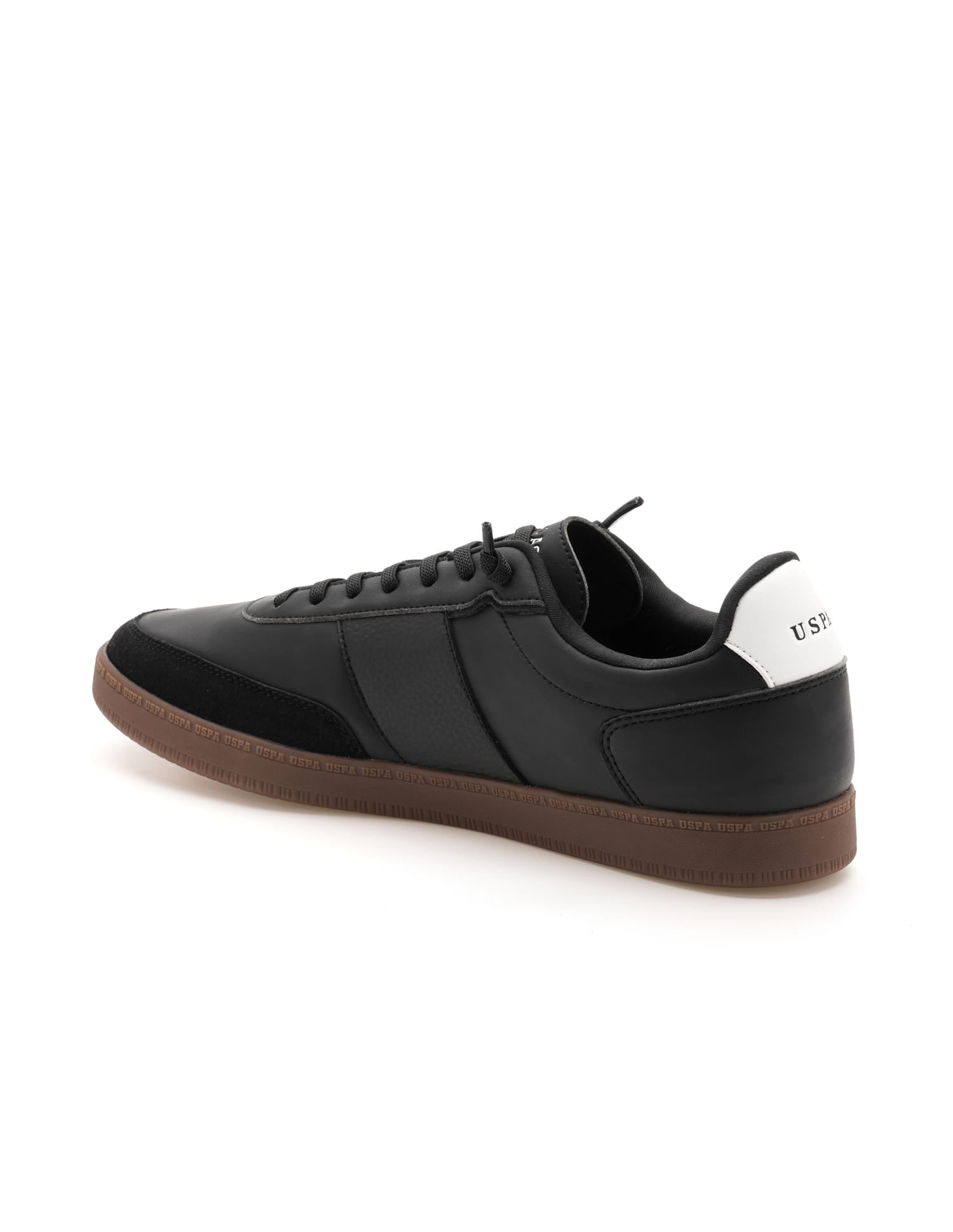 Men Milton Solid Sneakers Black - U.S. Polo Assn. India | Large