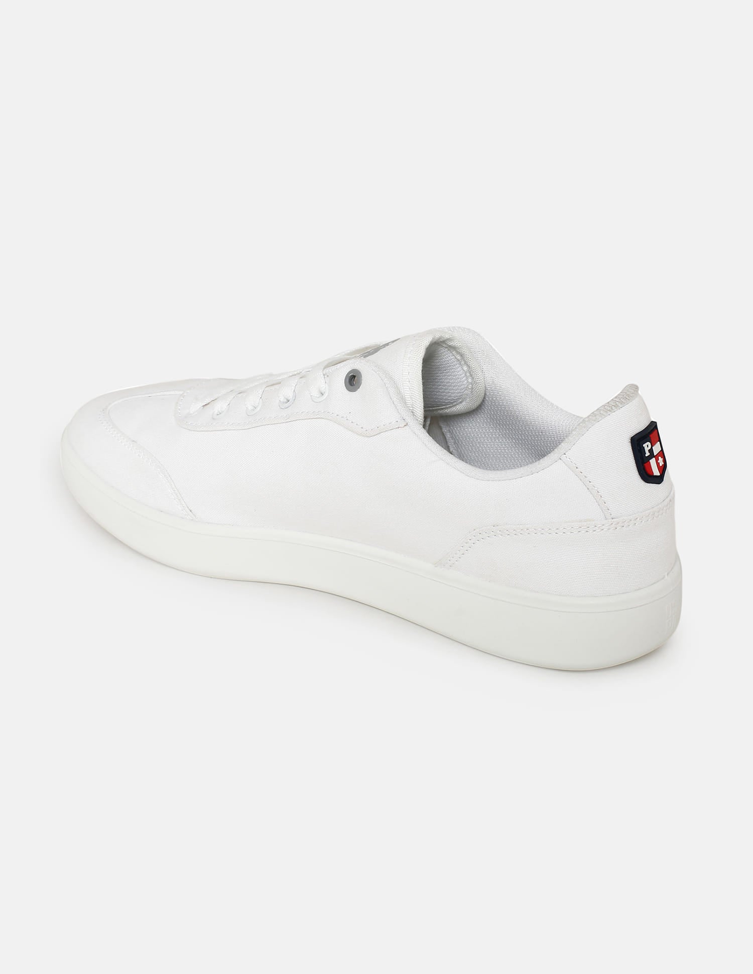 Men Brand Printed Hover Sneakers White - U.S. Polo Assn. India | Large