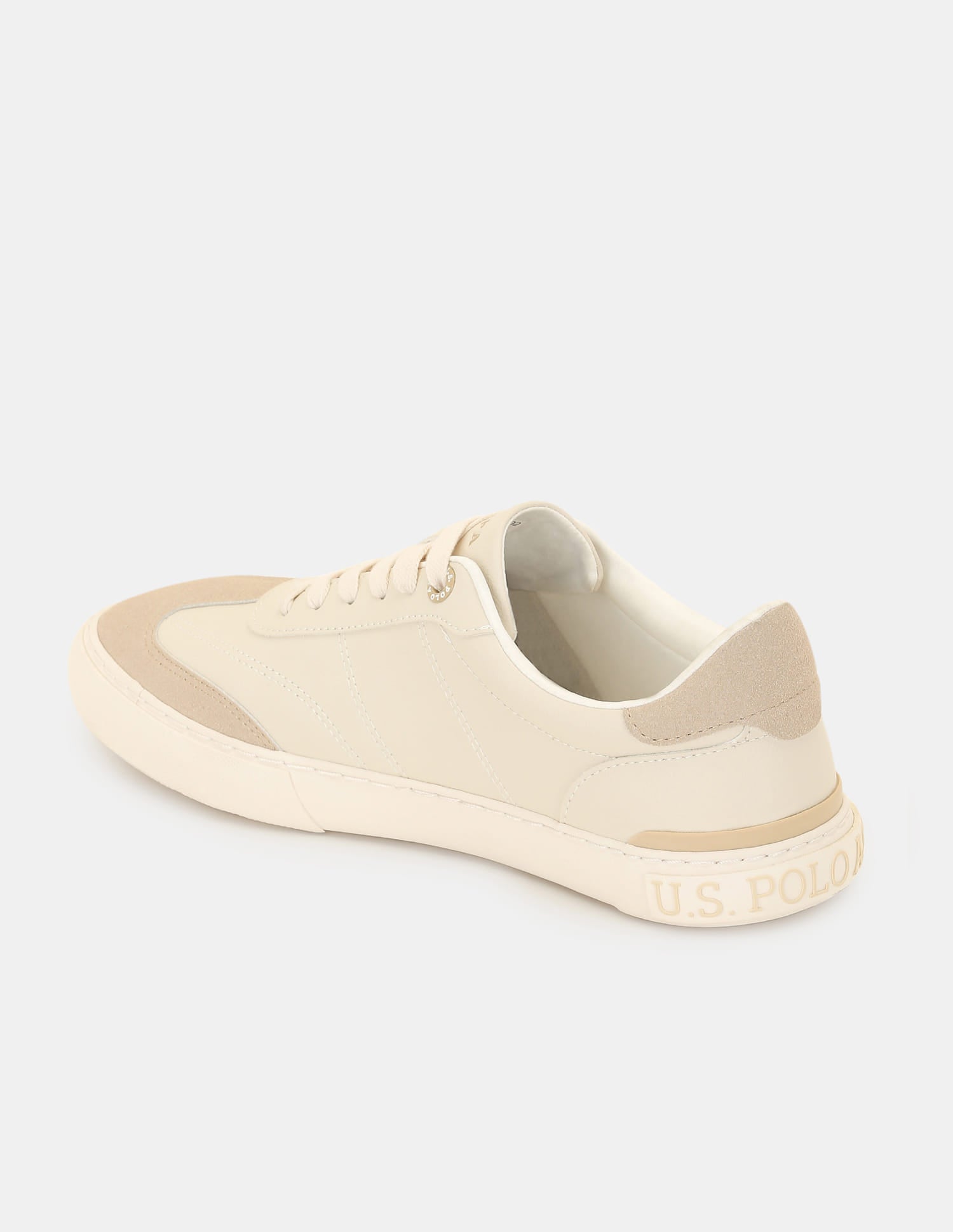 Men Colourblocked Gian 3.0 Sneakers Beige - U.S. Polo Assn. India | Large