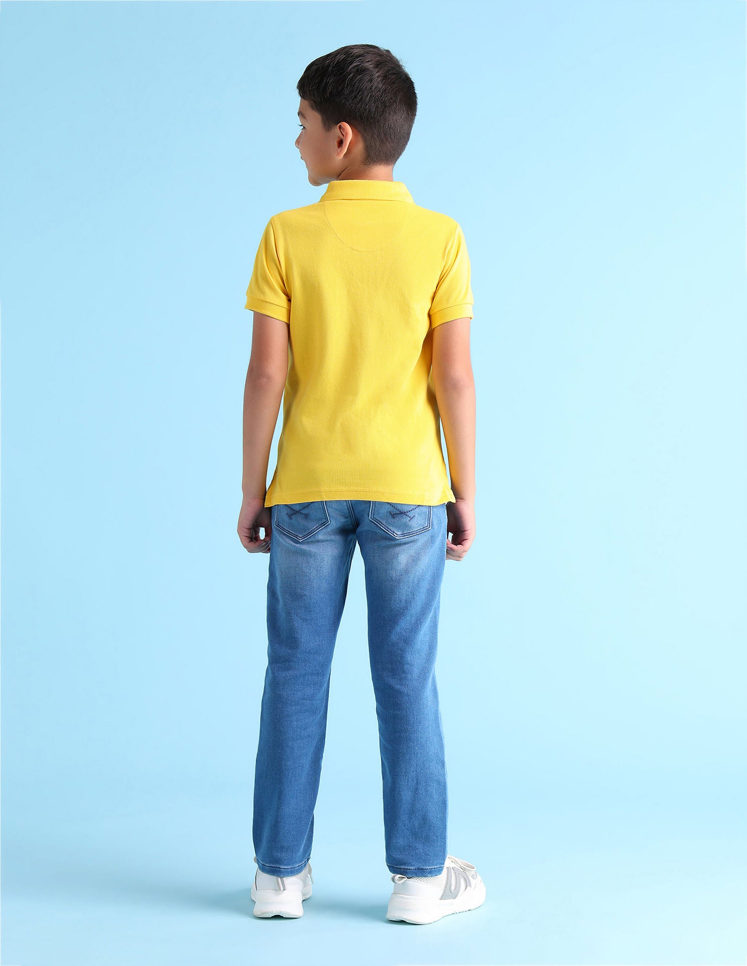 Regular fit Fabric Decoration Polo Shirt Yellow - U.S. Polo Assn. India | Large