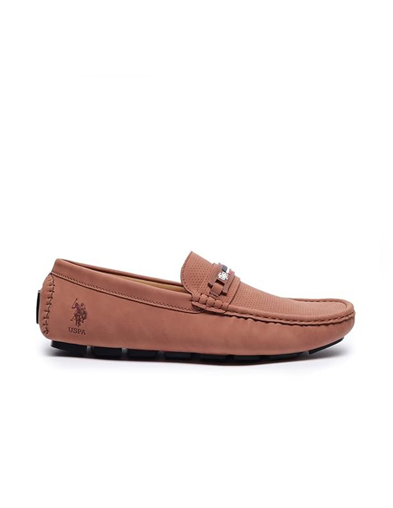 Men Solid Barnes 2.0 Loafers Tan - U.S. Polo Assn. India | Large