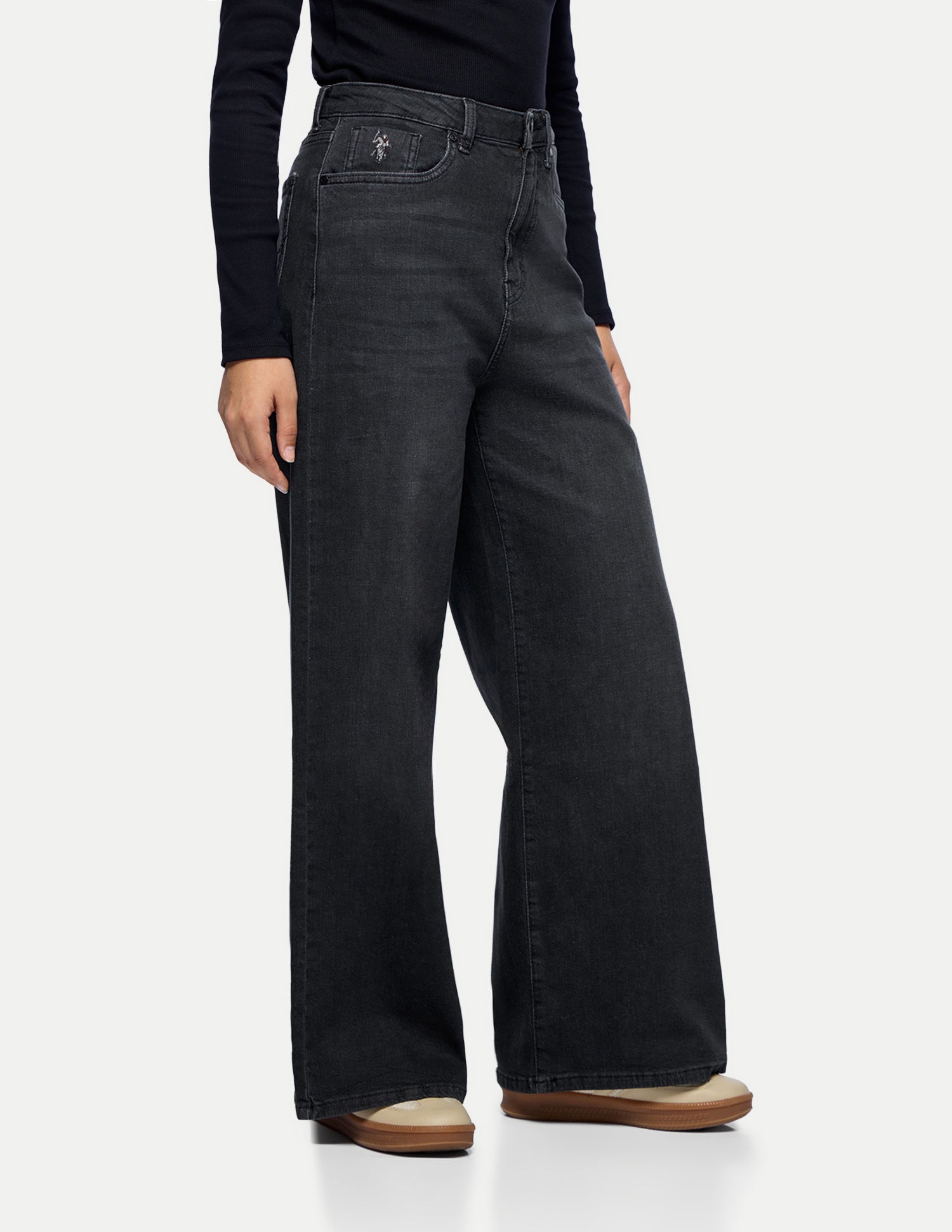 Baggy Fit Grey Jeans Dark Grey - U.S. Polo Assn. India | Large