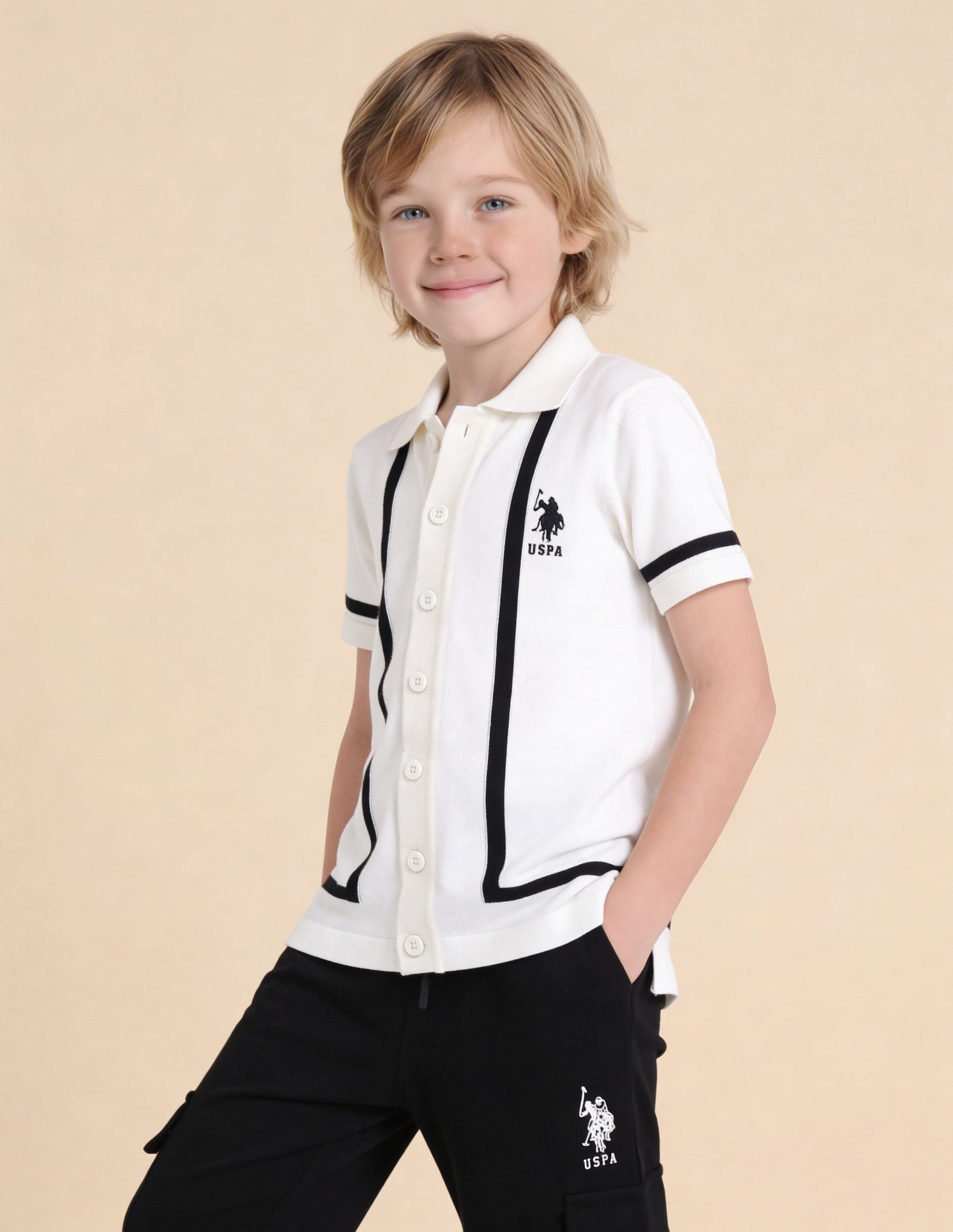 Solid Regular Fit Shirt White - U.S. Polo Assn. India | Large