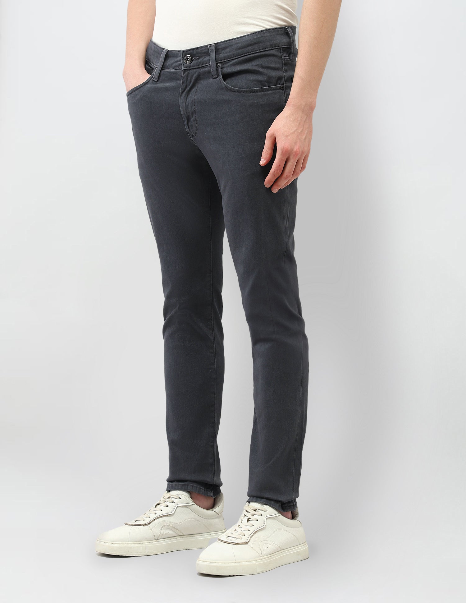 Mid Rise Brandon Slim Tapered Fit Jeans Grey - U.S. Polo Assn. India | Large