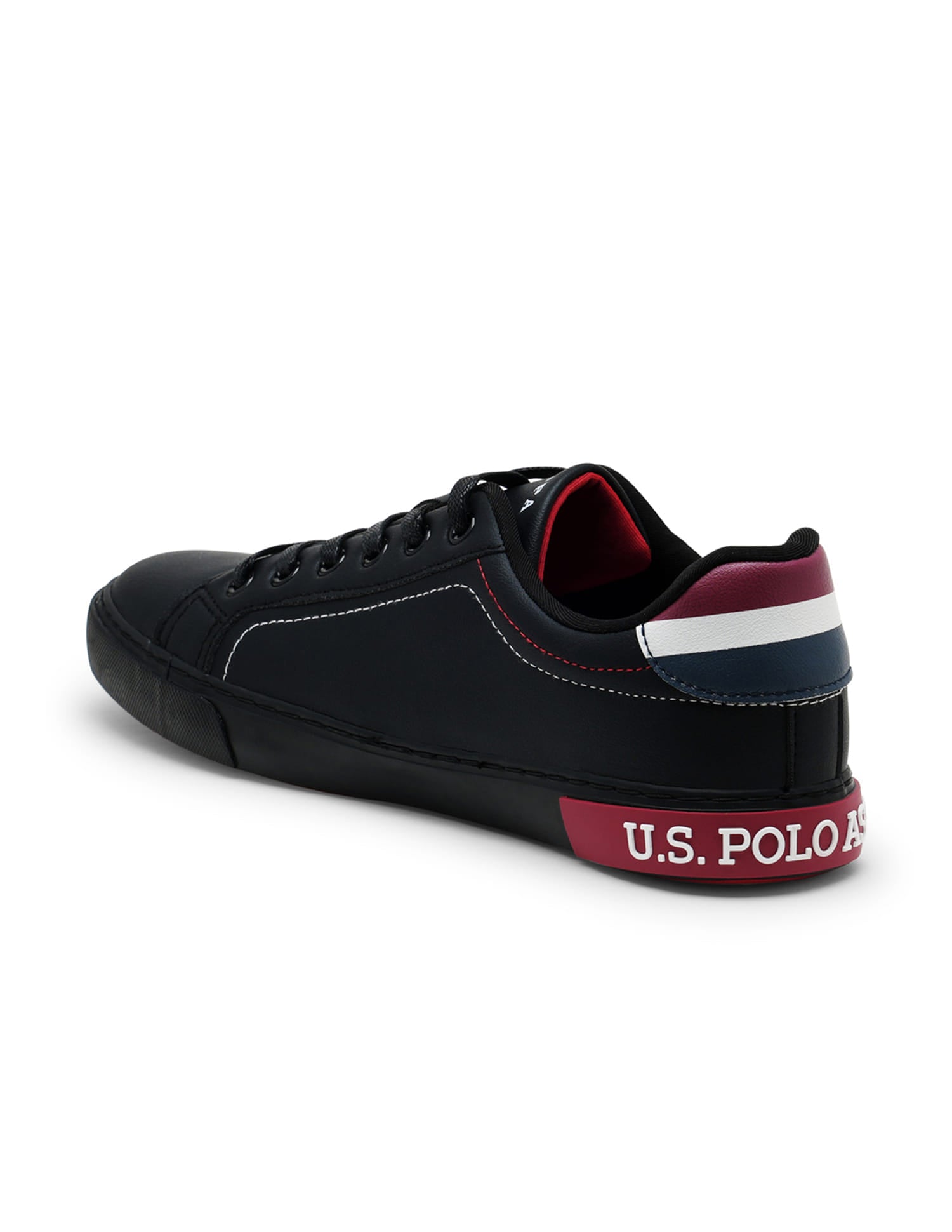 Men Solid Rojas 5.0 Sneakers Black - U.S. Polo Assn. India | Large