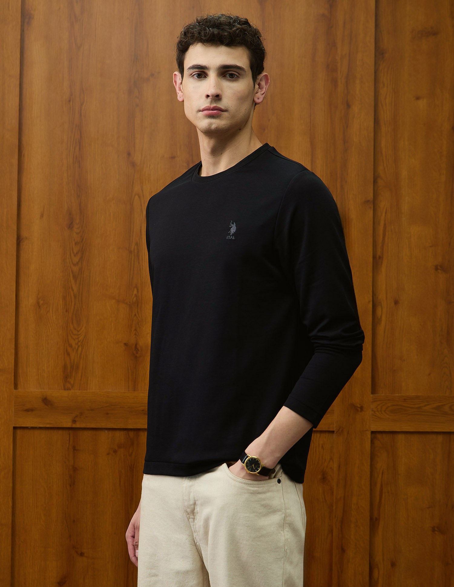 Solid Varsity Theatre T-Shirt Black - U.S. POLO ASSN. | Large