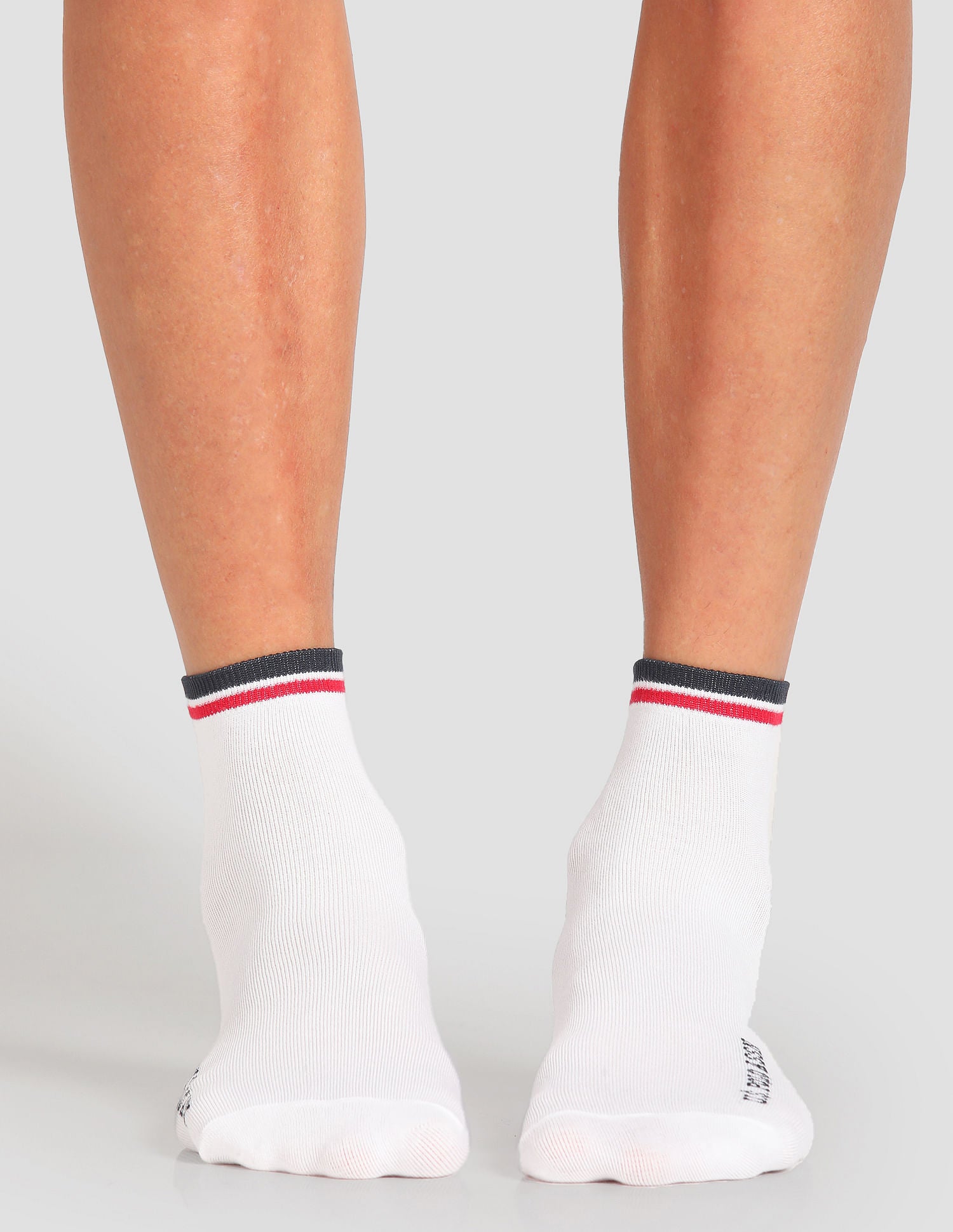 Ankle Length Stretch ES003 Socks - Pack Of 3 Navy, Red and White - U.S. POLO ASSN. | Large
