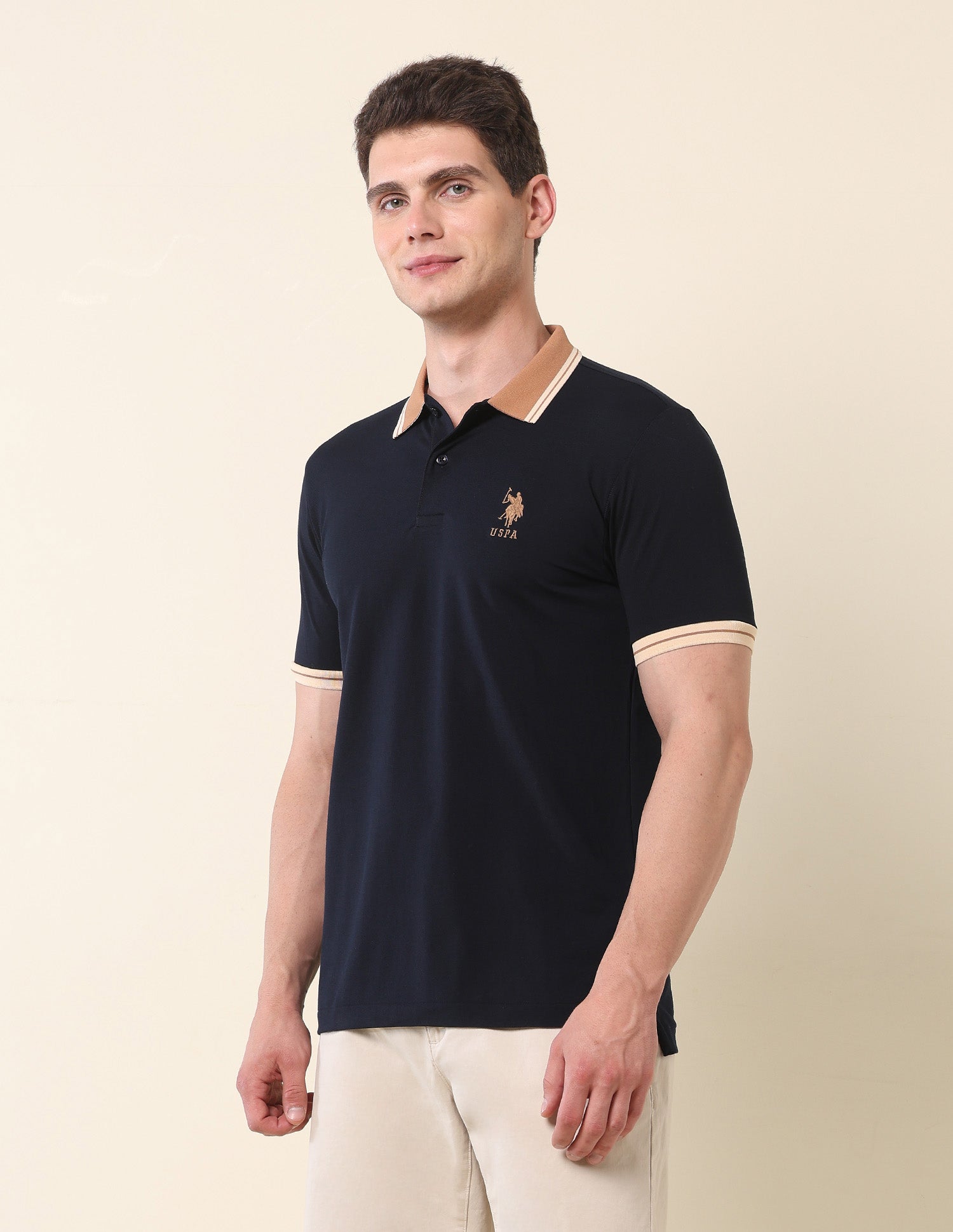 Slim Fit Classic Polo Shirt Navy - U.S. Polo Assn. India | Large