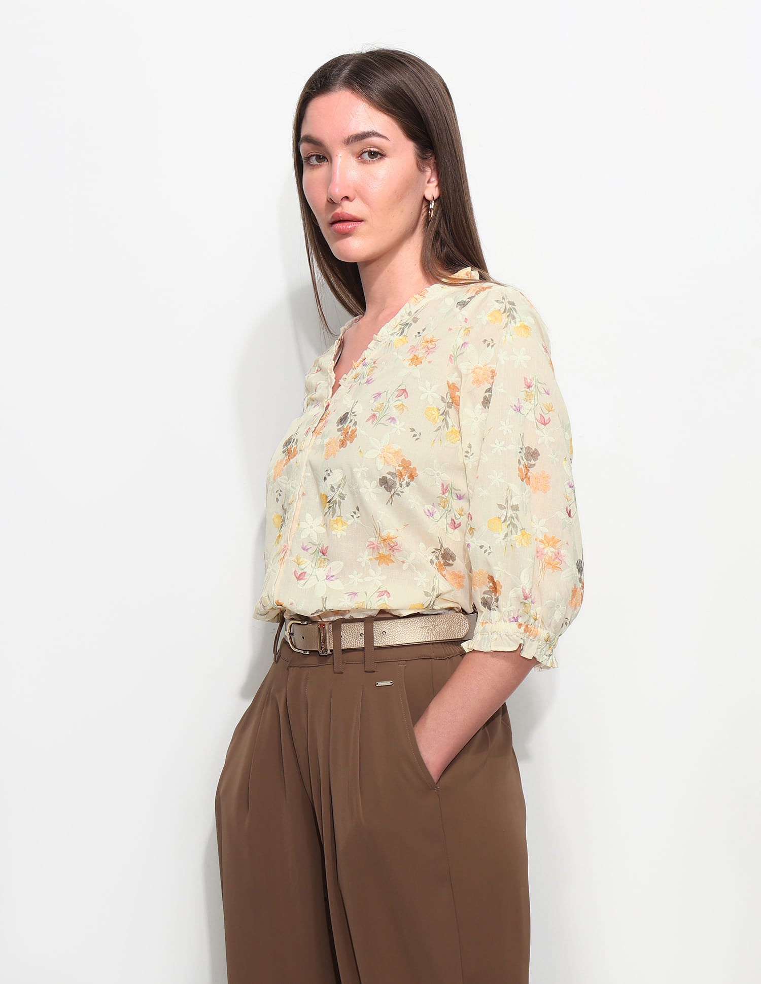 Floral Printed Top Multi-colour - U.S. Polo Assn. India | Large
