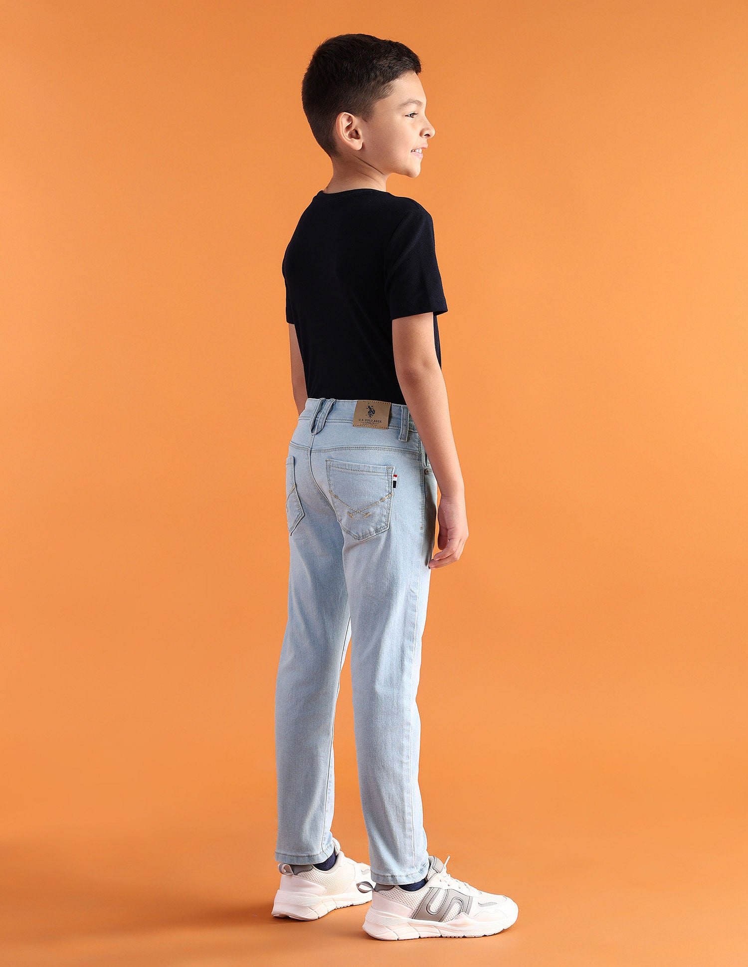 Slim fit Solid Jeans Light Blue - U.S. POLO ASSN. | Large