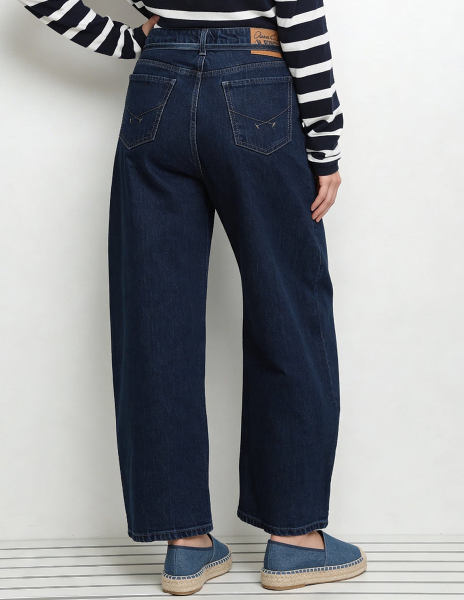 Mid Rise Barrel Fit Jeans Blue - U.S. Polo Assn. India | Large