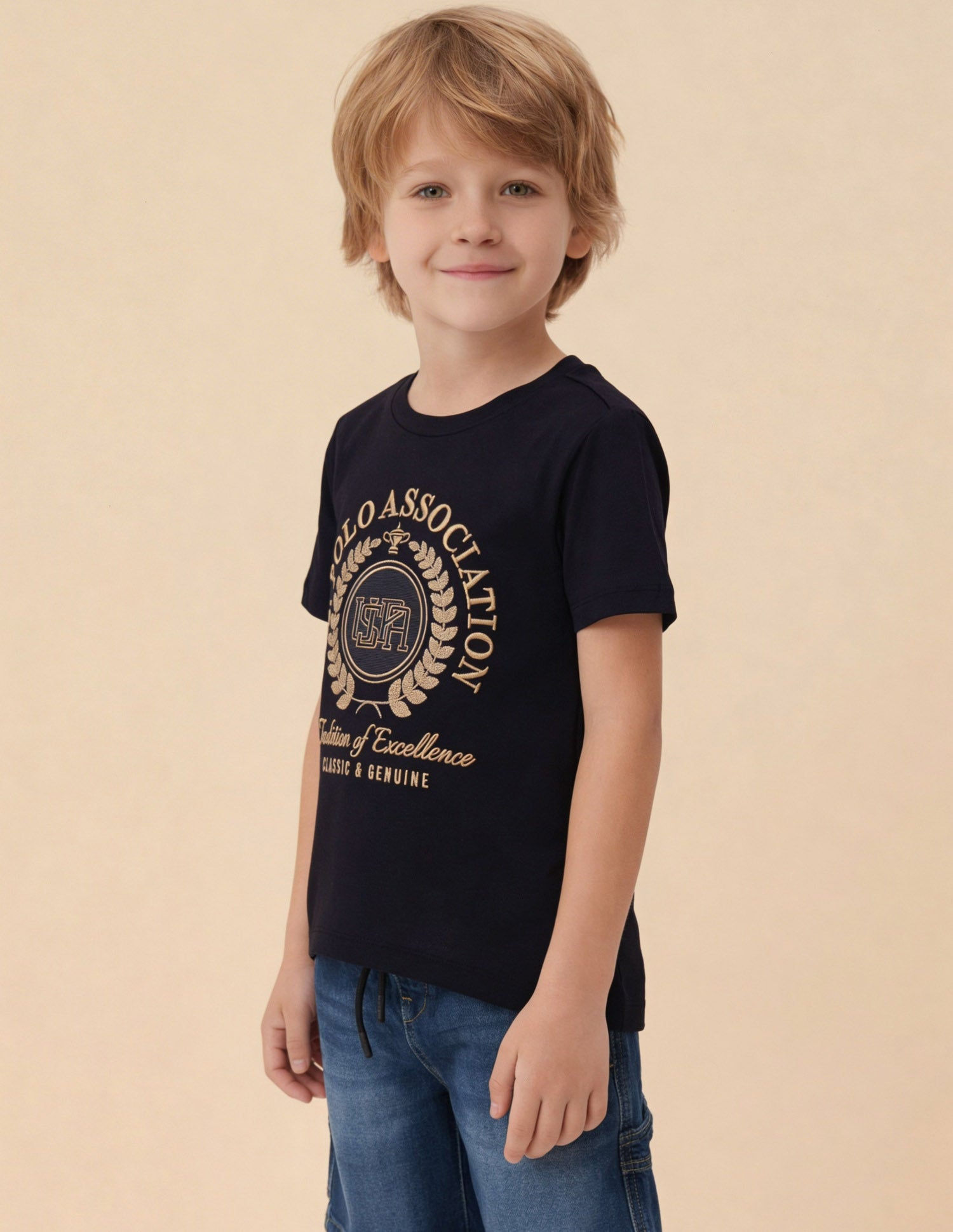 Brand Embroidered Regular Fit Polo Shirt Navy - U.S. Polo Assn. India | Large