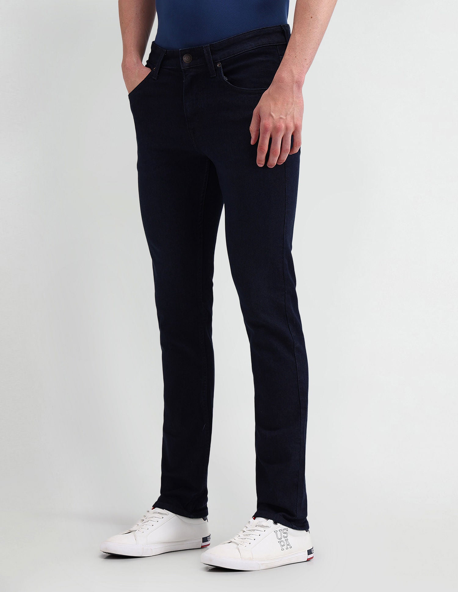 Regallo Skinny Blue Jeans Blue - U.S. Polo Assn. India | Large