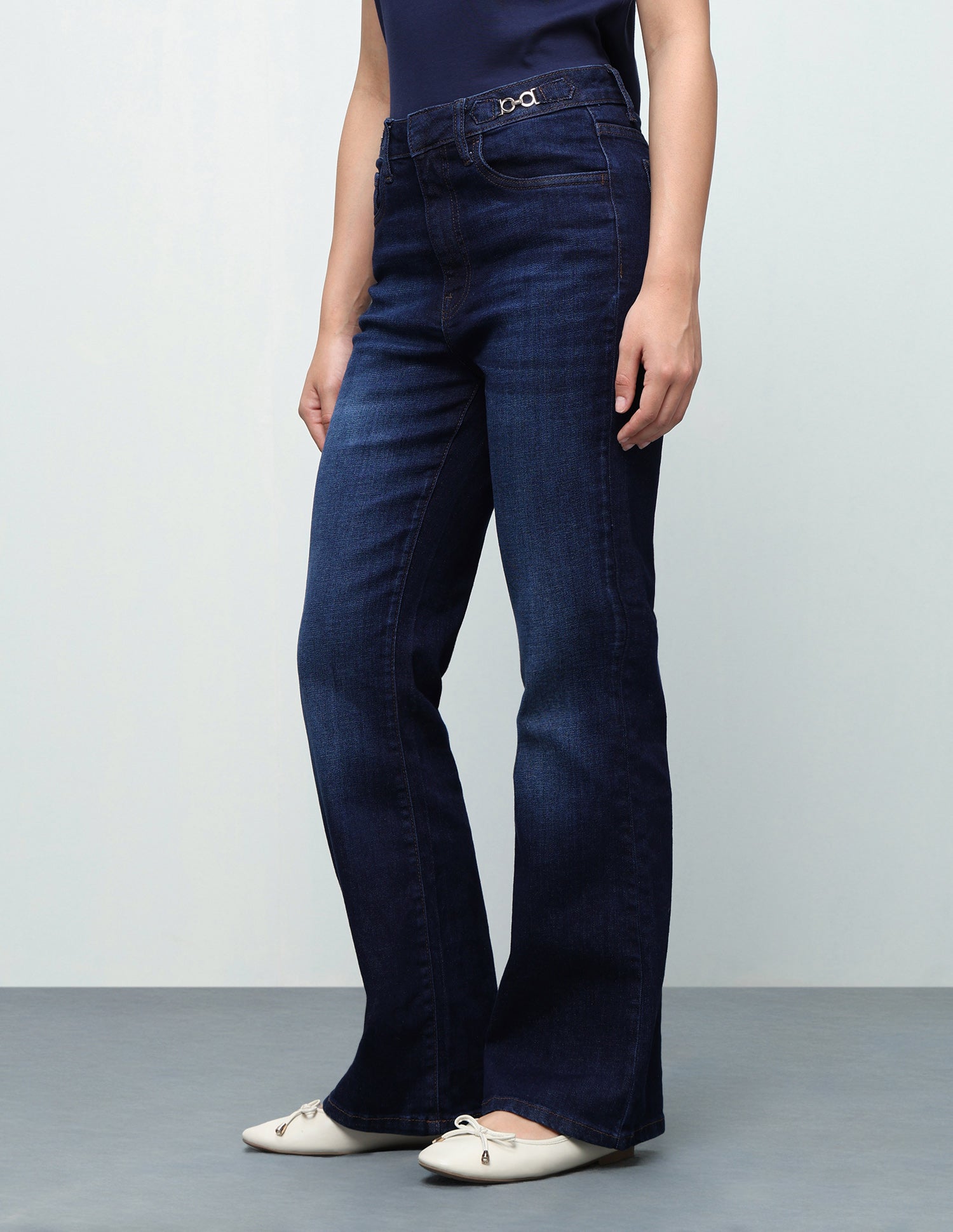 Bootcut Fit Blue Jeans Dark Blue - U.S. Polo Assn. India | Large