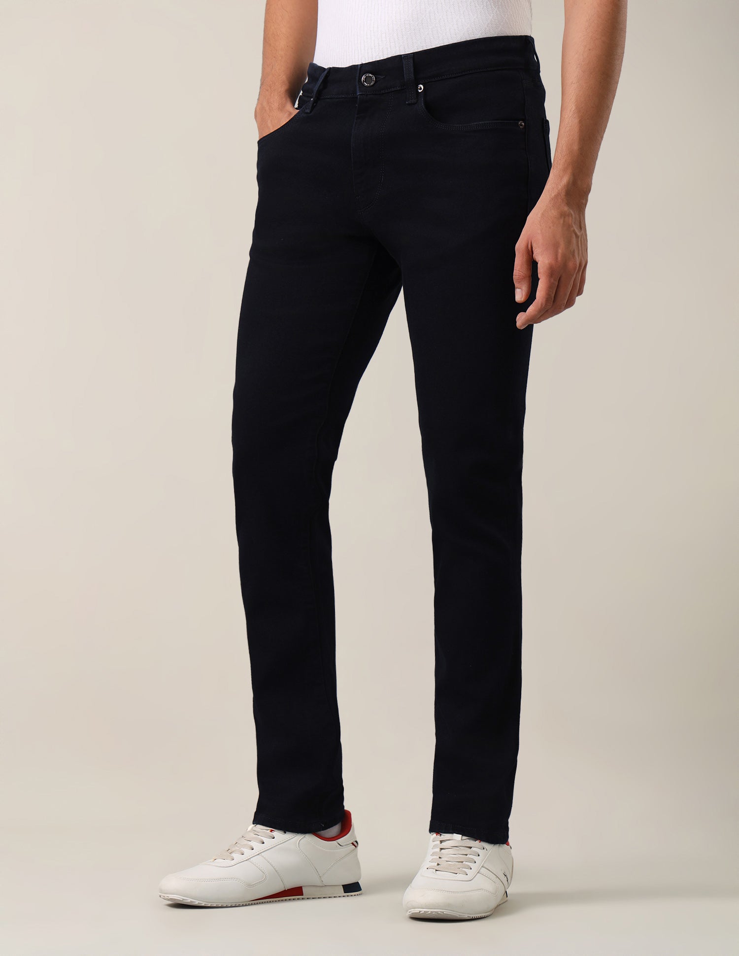 Brandon Slim-Tapered Fit Blue Jeans Rinse Blue - U.S. Polo Assn. India | Large