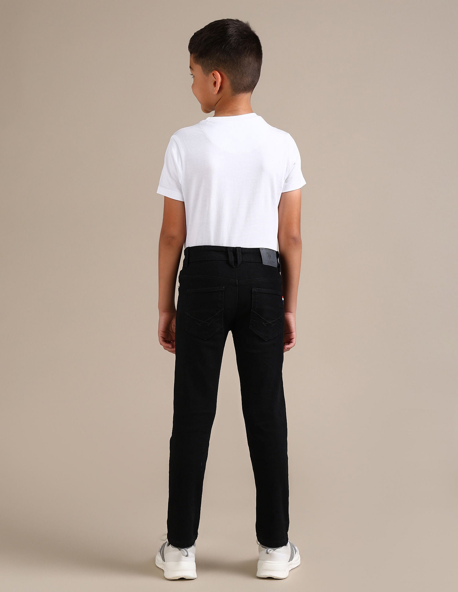 Slim fit Solid Jeans Black - U.S. POLO ASSN. | Large