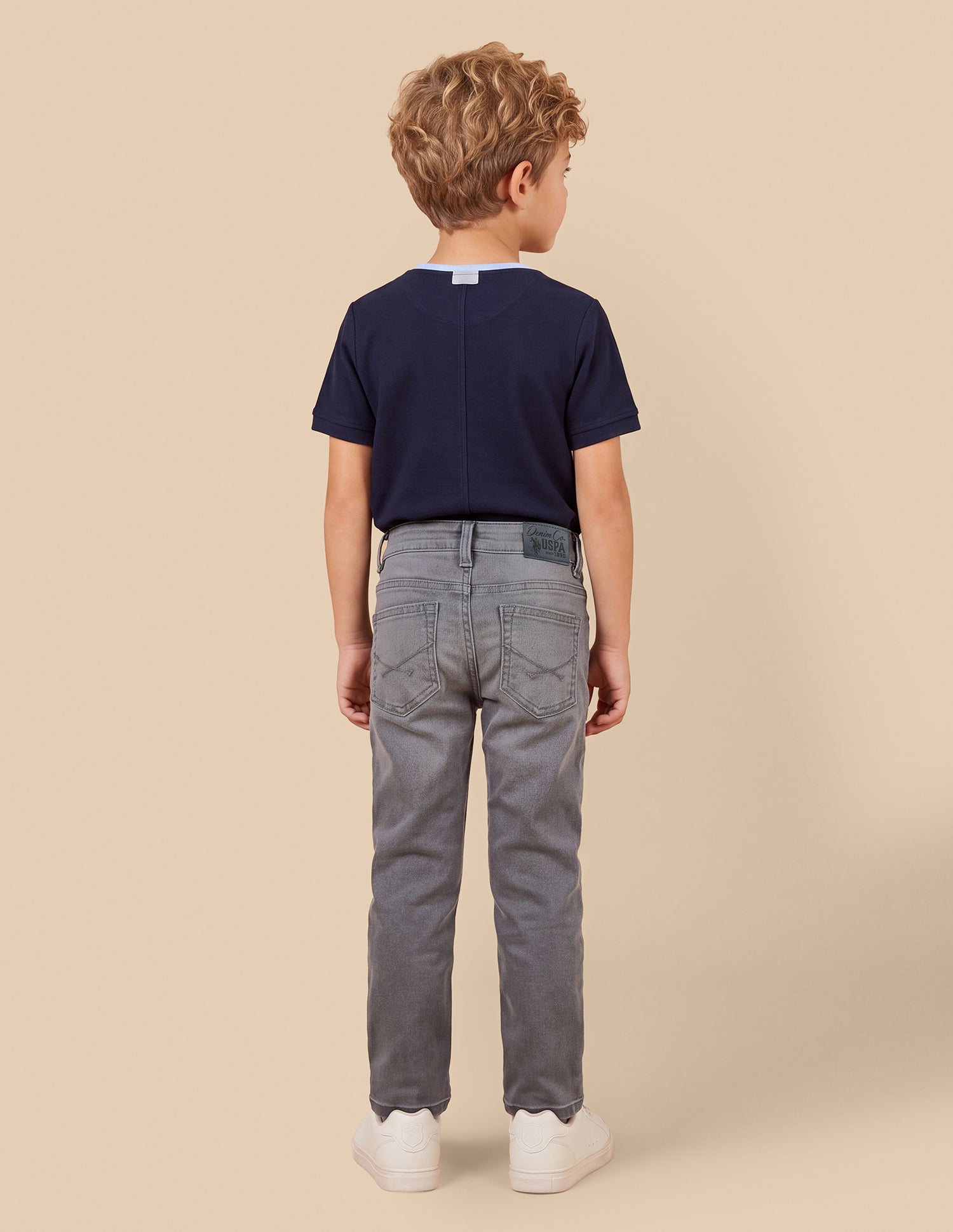 Slim Fit Grey Jeans Grey - U.S. Polo Assn. India | Large
