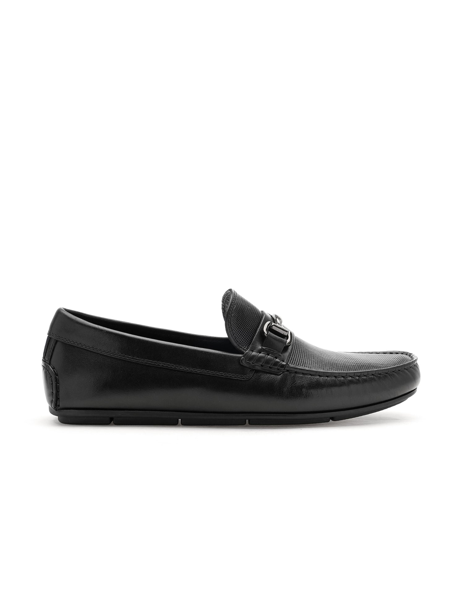 Men Solid Doreh Loafers Black - U.S. Polo Assn. India | Large