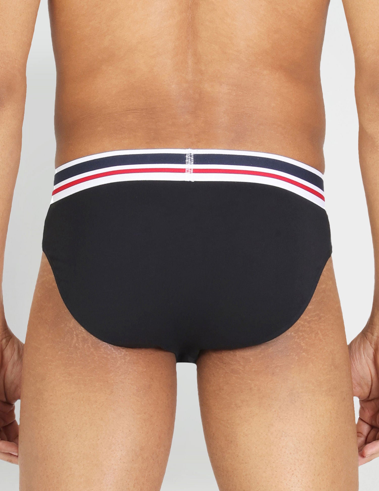 Mid Rise Solid Cotton I006 Briefs - Pack Of 2 Black - U.S. POLO ASSN. | Large