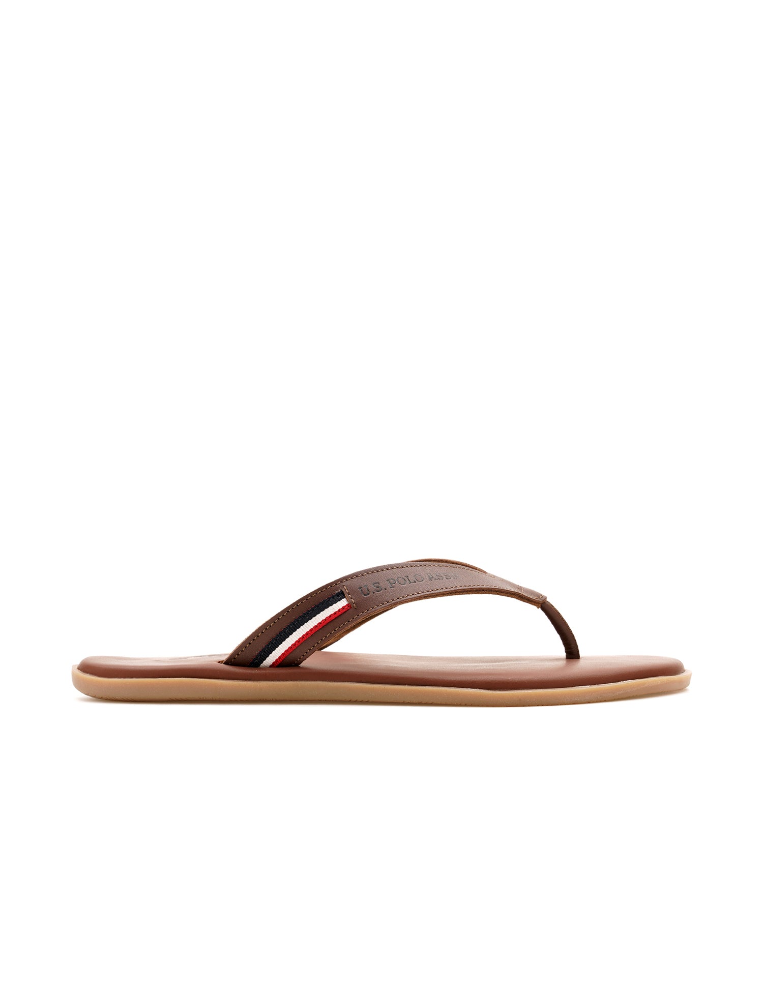 Men Aura Flip Flops Brown - U.S. Polo Assn. India | Large