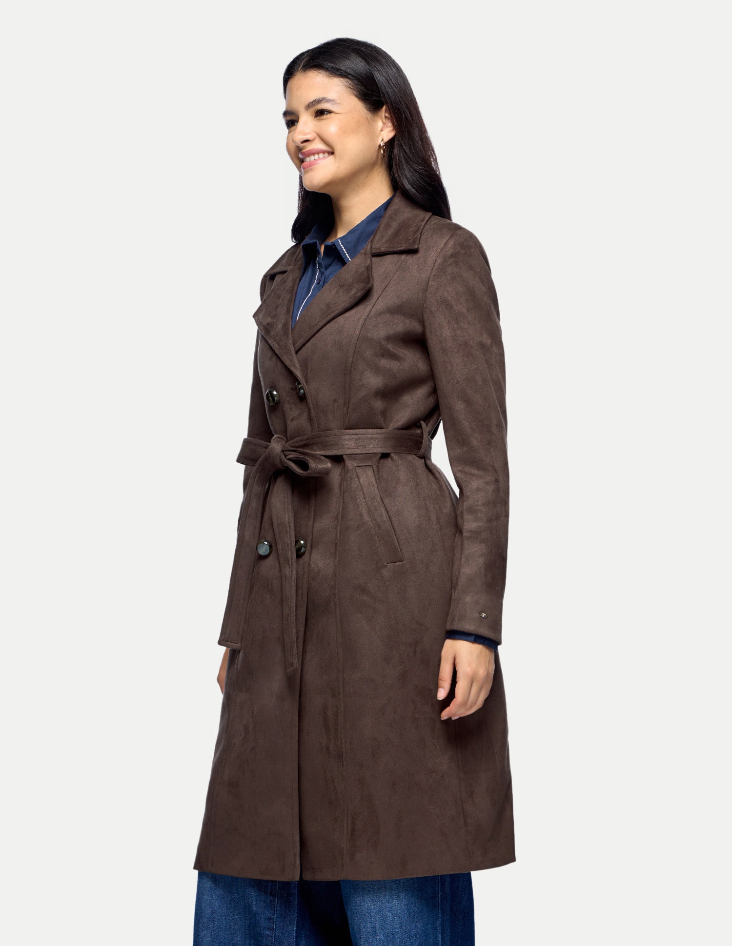 Solid Longline Jacket Brown - U.S. Polo Assn. India | Large