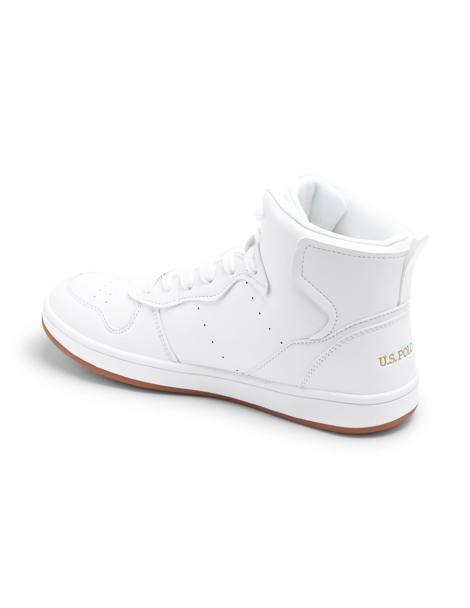 Round Toe Solid Rowan Sneakers White - U.S. Polo Assn. India | Large