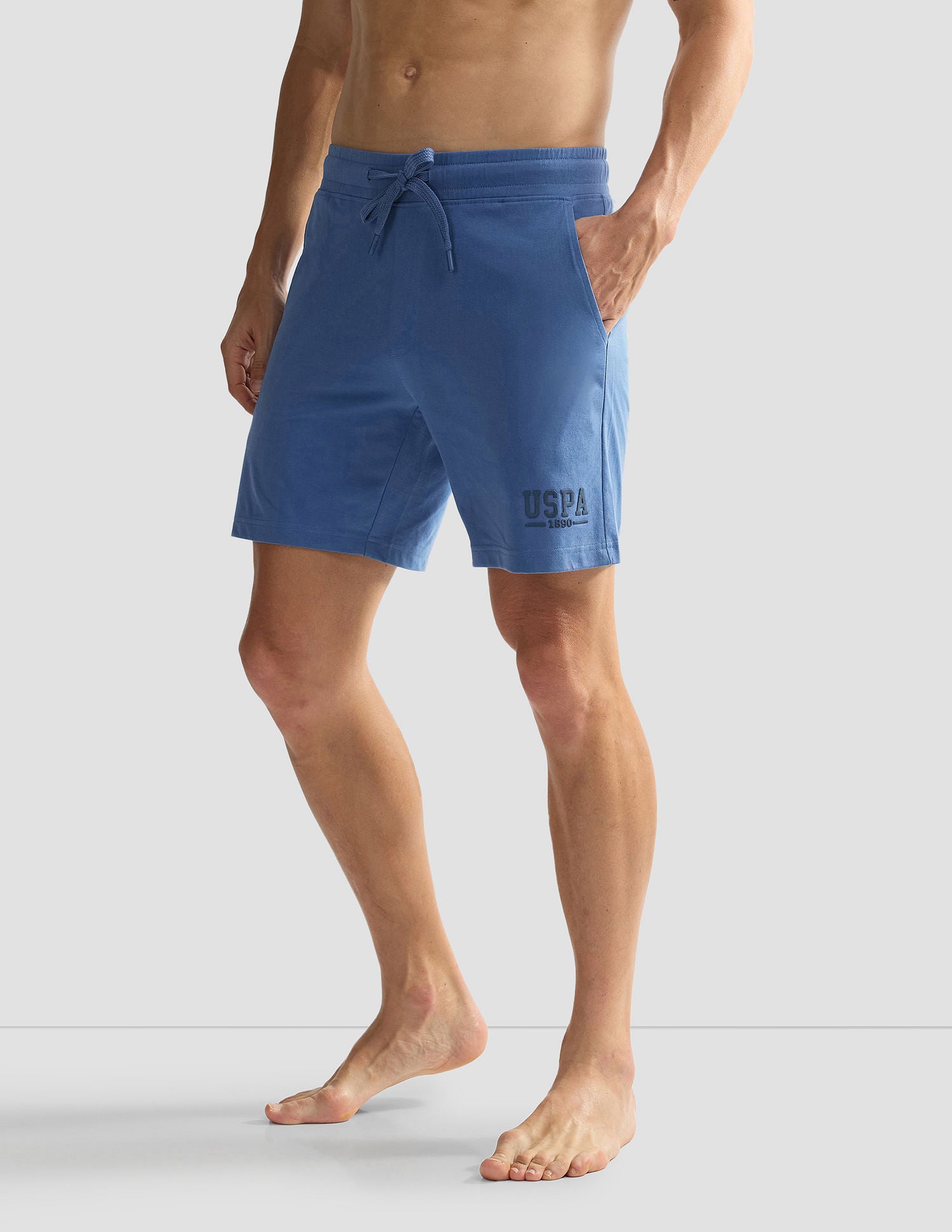 Solid Logo IYBF Knit Shorts - Pack Of 1 High Tide - U.S. POLO ASSN. | Large