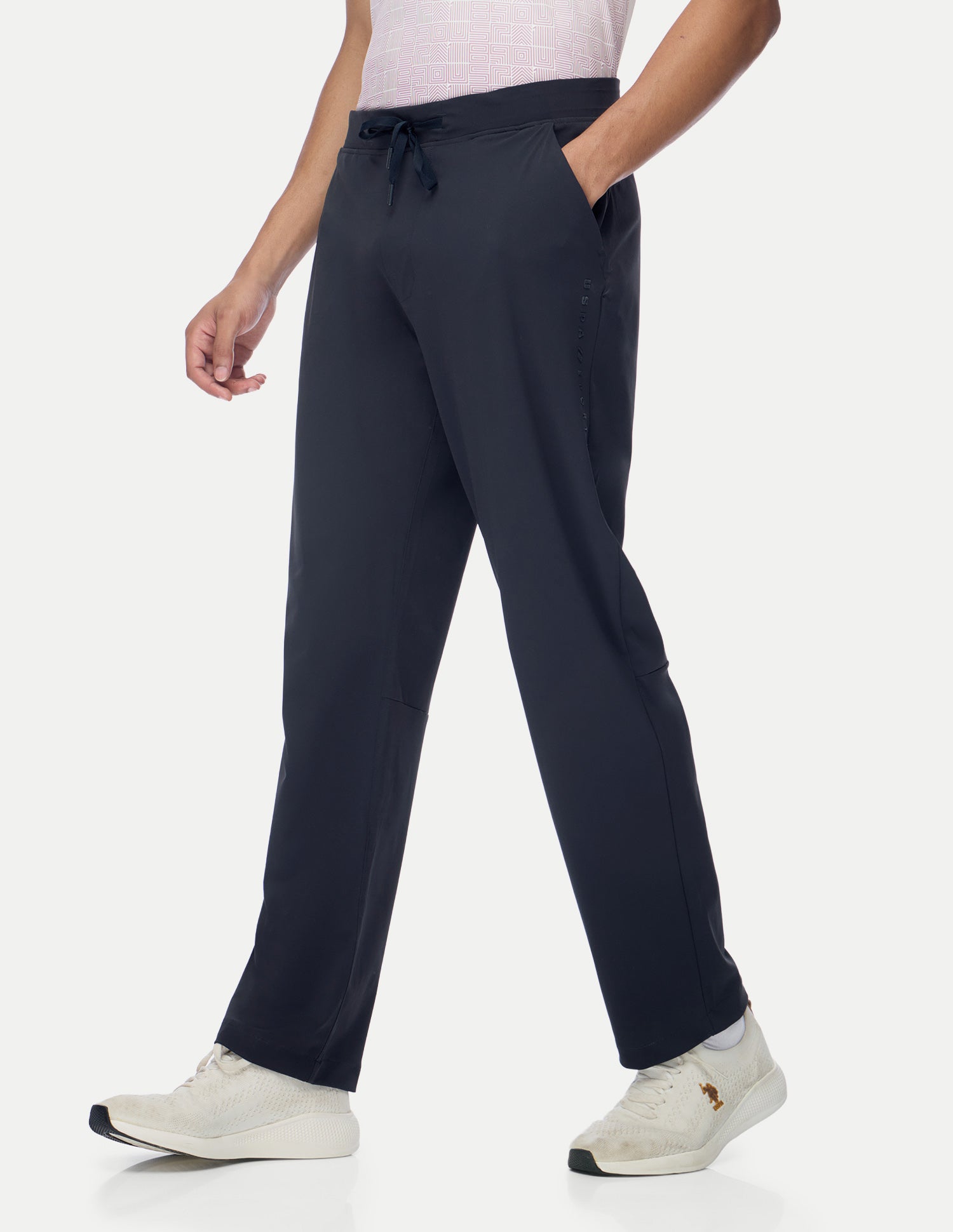 Mid Rise Regular Fit Active Track Pants Navy - U.S. Polo Assn. India | Large