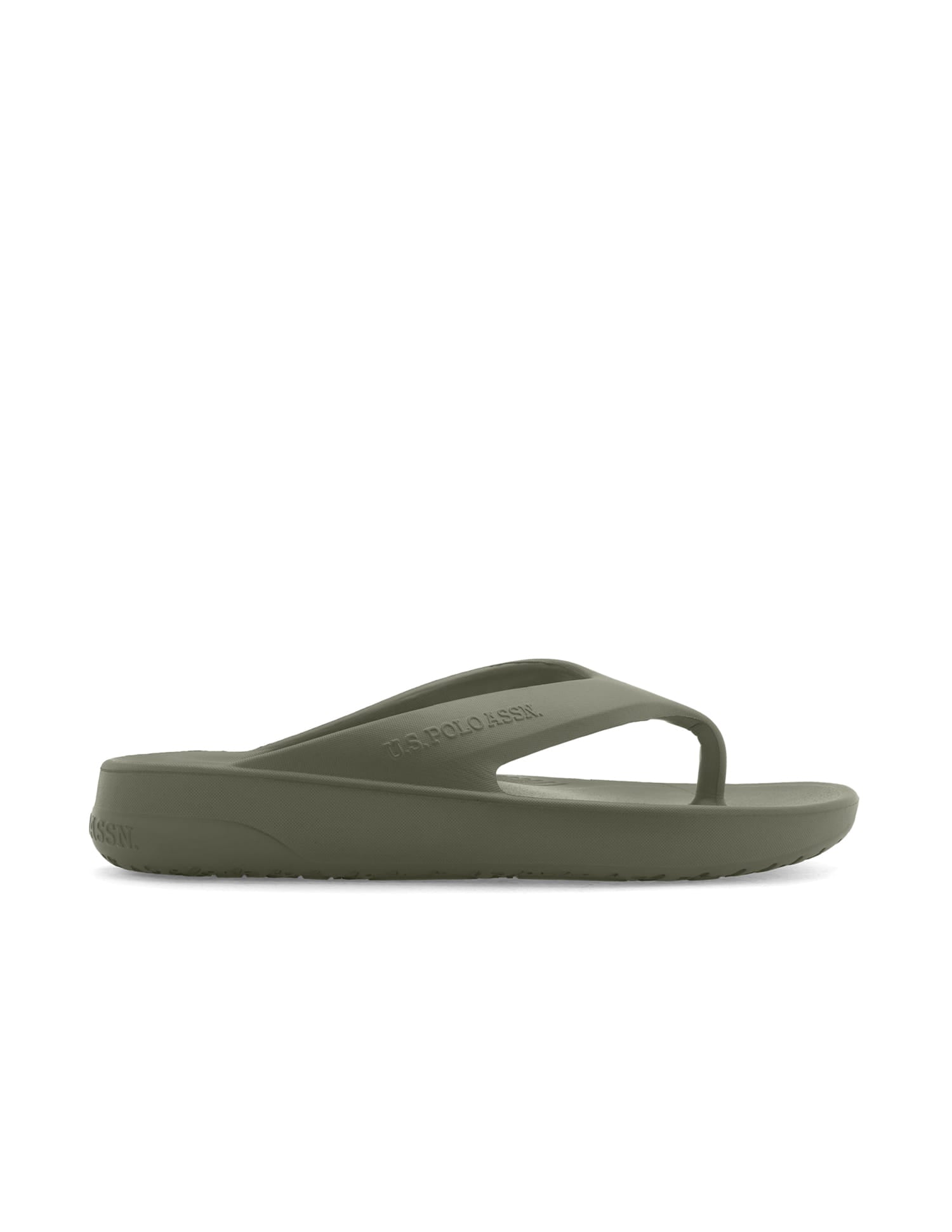 Men Axel 2.0 Dk. Green Foam Walk Flip Flop Green - U.S. Polo Assn. India | Large