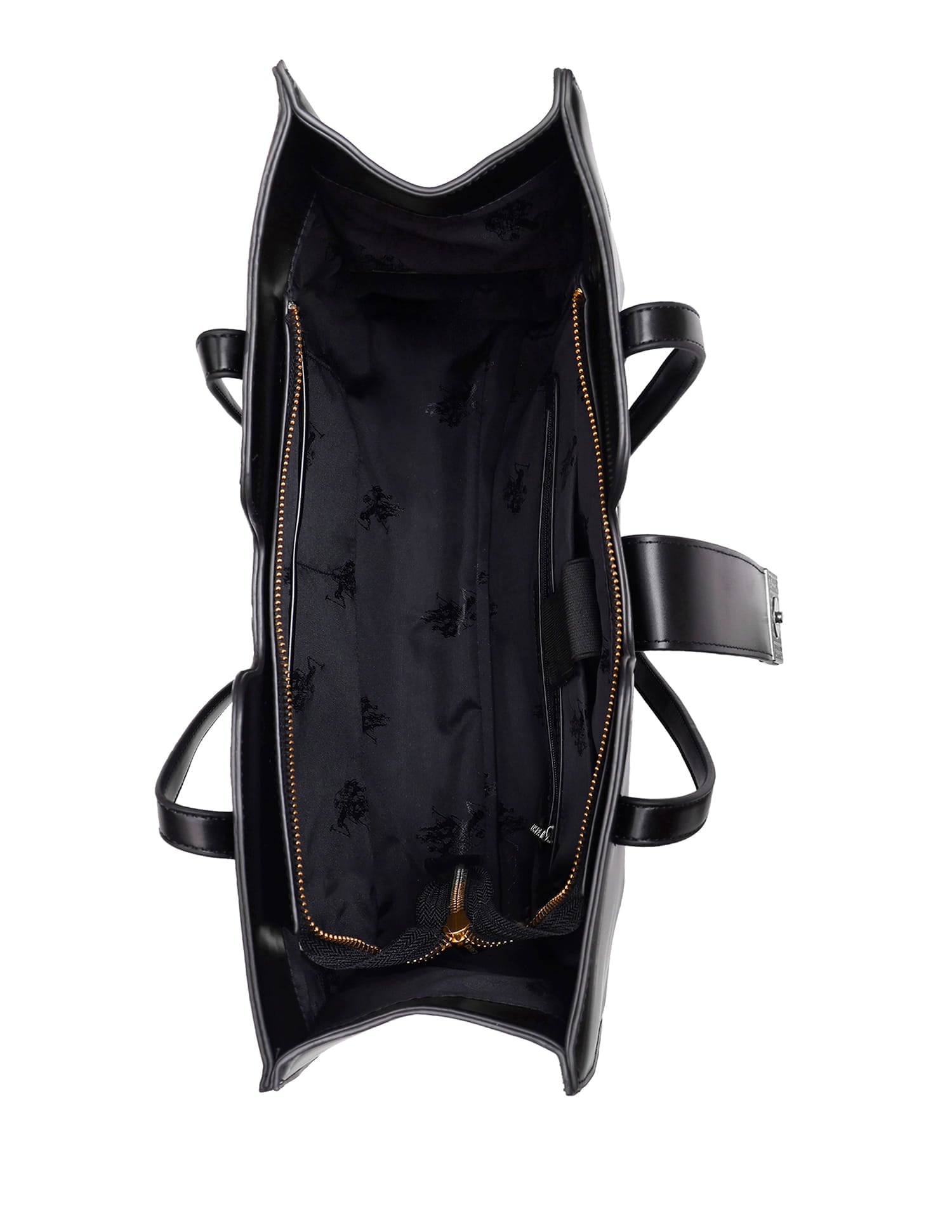 Addison 2.0 Structured Tote Bag Black - U.S. Polo Assn. India | Large