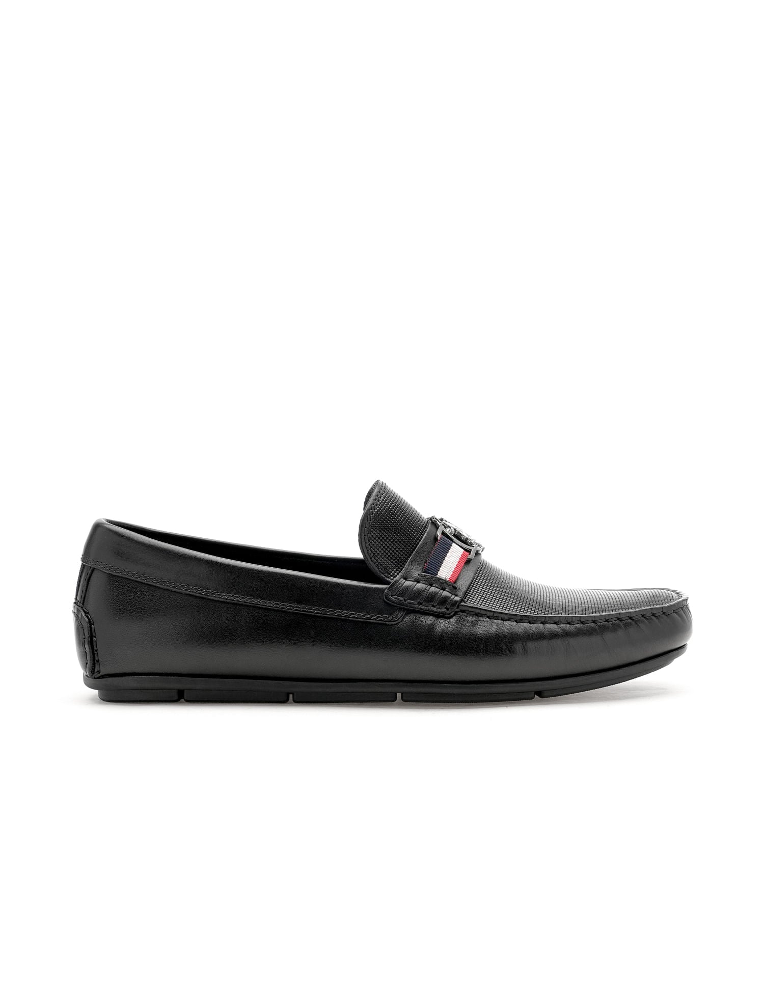 Men Solid Gregor Loafers Black - U.S. Polo Assn. India | Large