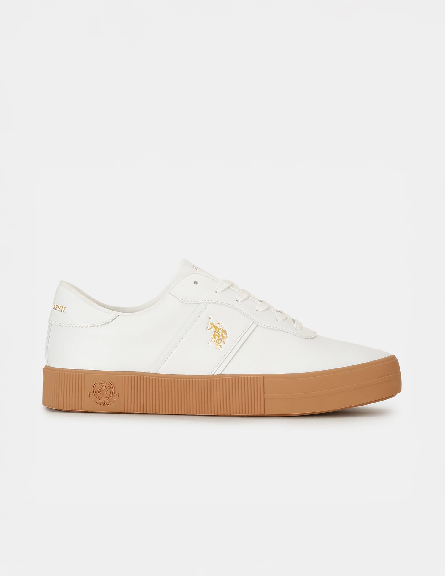 Men Round Toe Mees 2.0 Sneakers Off White - U.S. Polo Assn. India | Large