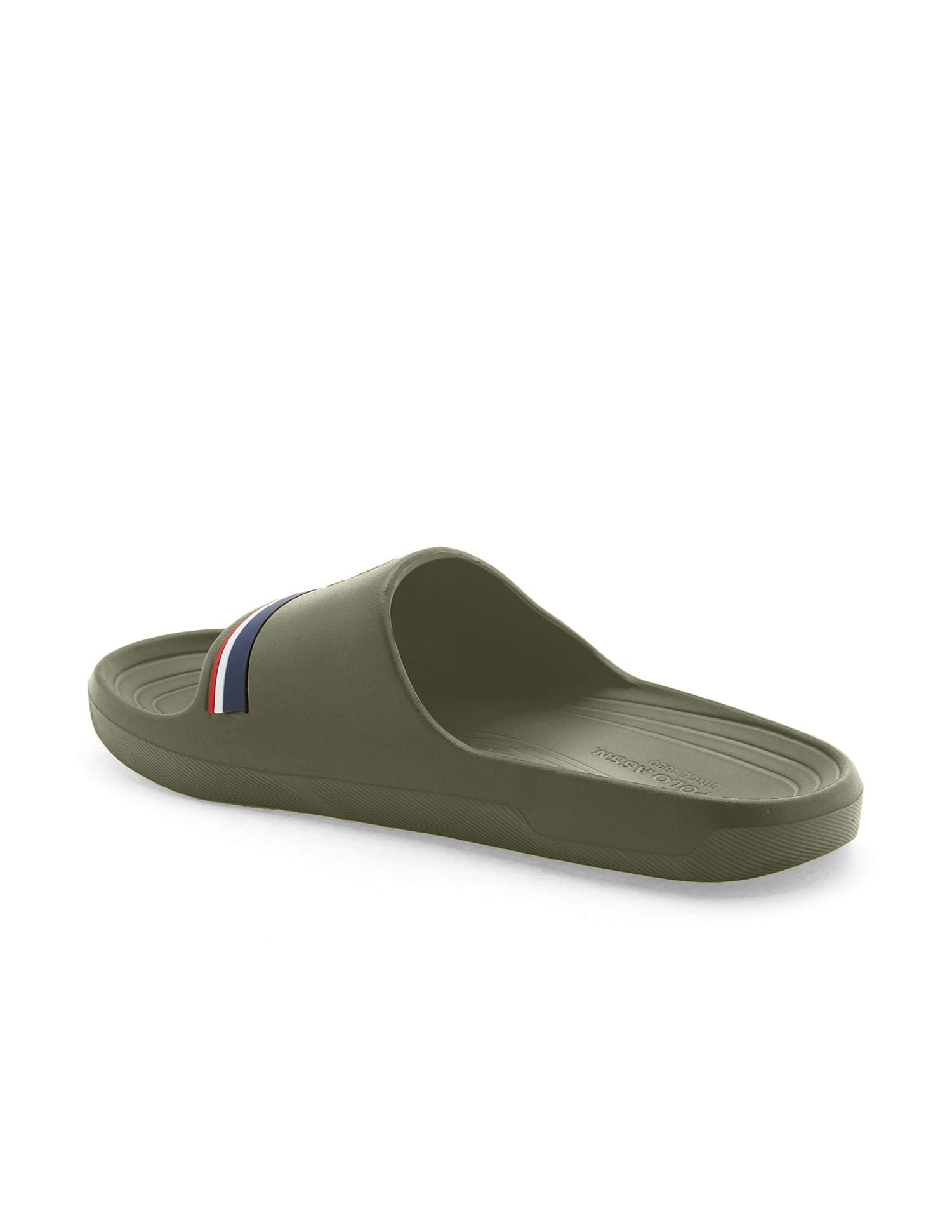 Men Easton Dk. Green Foam Walk Sliders Olive - U.S. POLO ASSN. | Large
