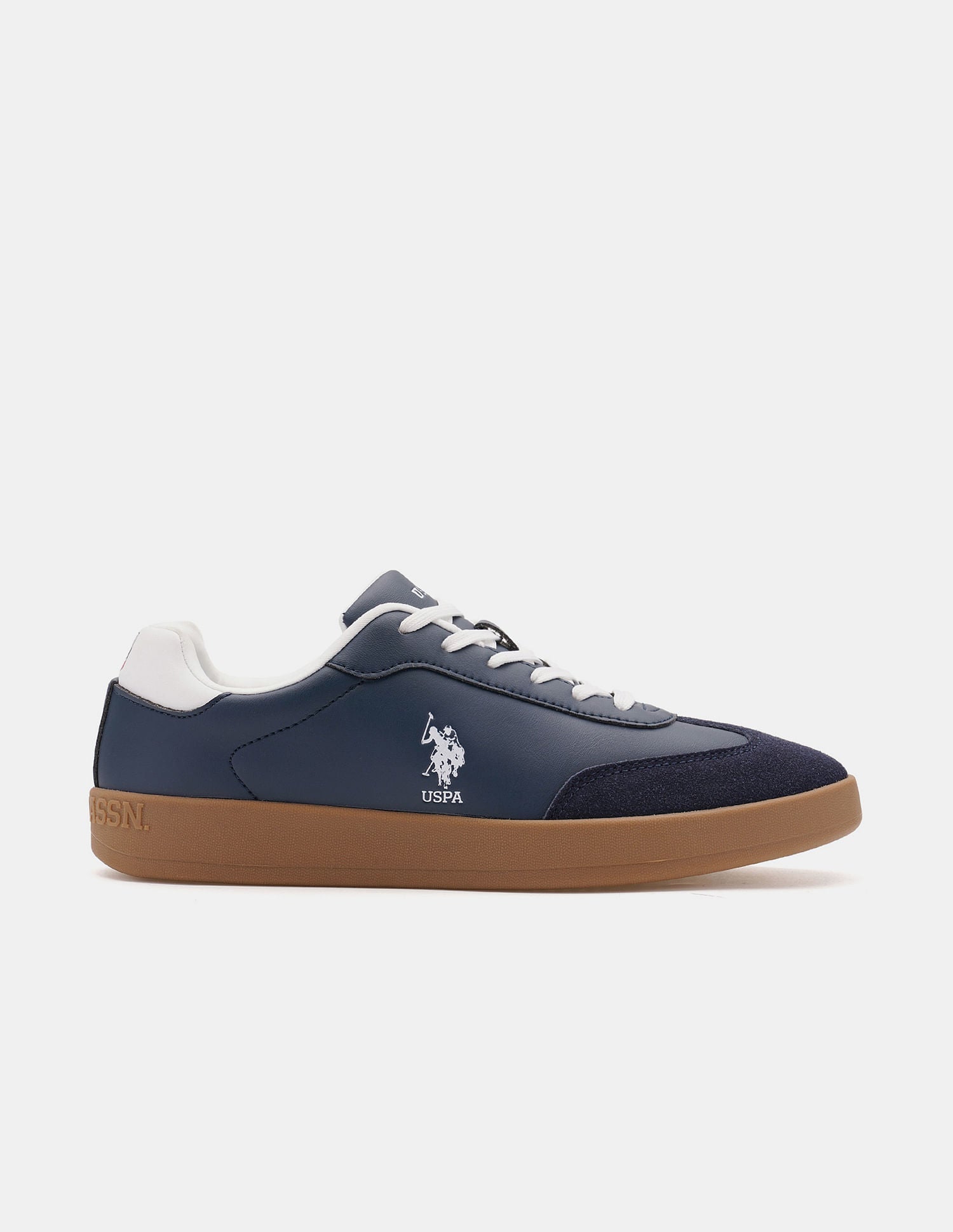 Round Toe Colourblocked Coba Sneakers Navy - U.S. Polo Assn. India | Large