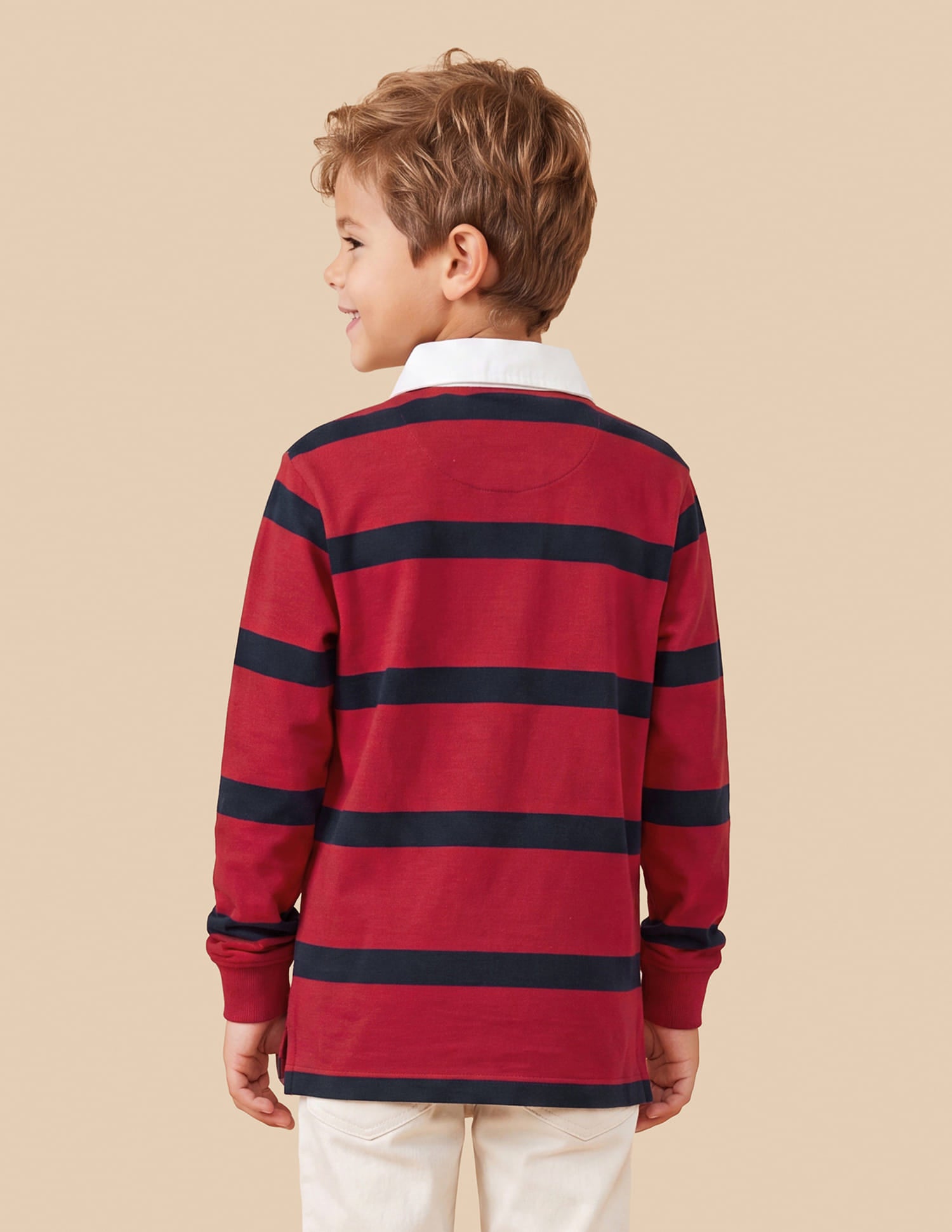 Horizontal Striped Regular Fit Polo Shirt Red - U.S. Polo Assn. India | Large