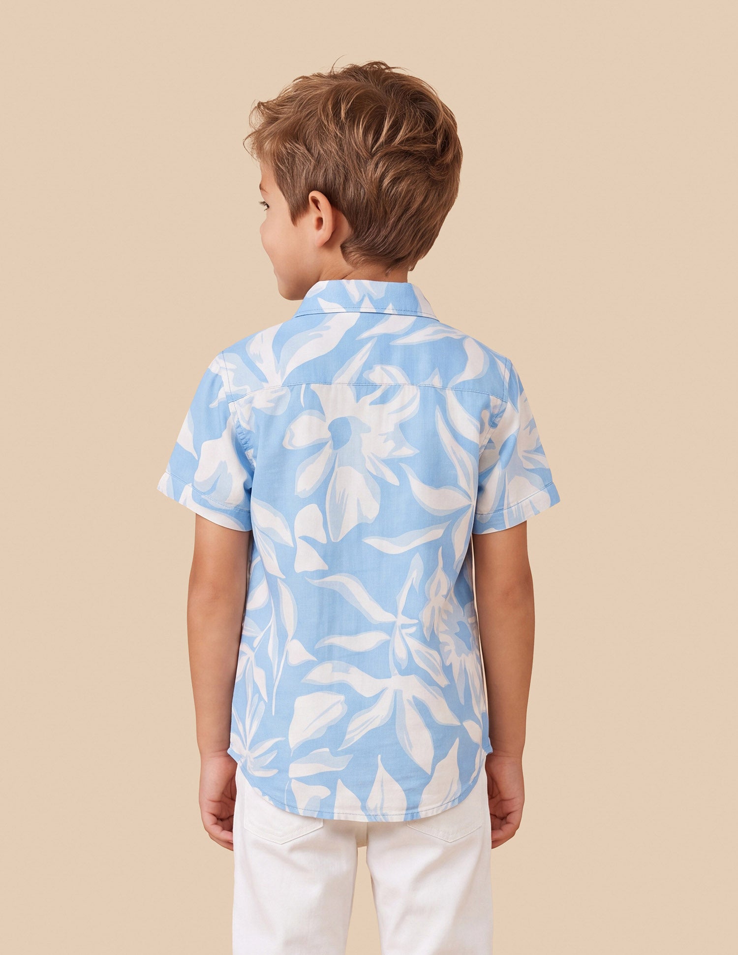 Tropical Printed Regular Fit Shirt Blue - U.S. Polo Assn. India | Large