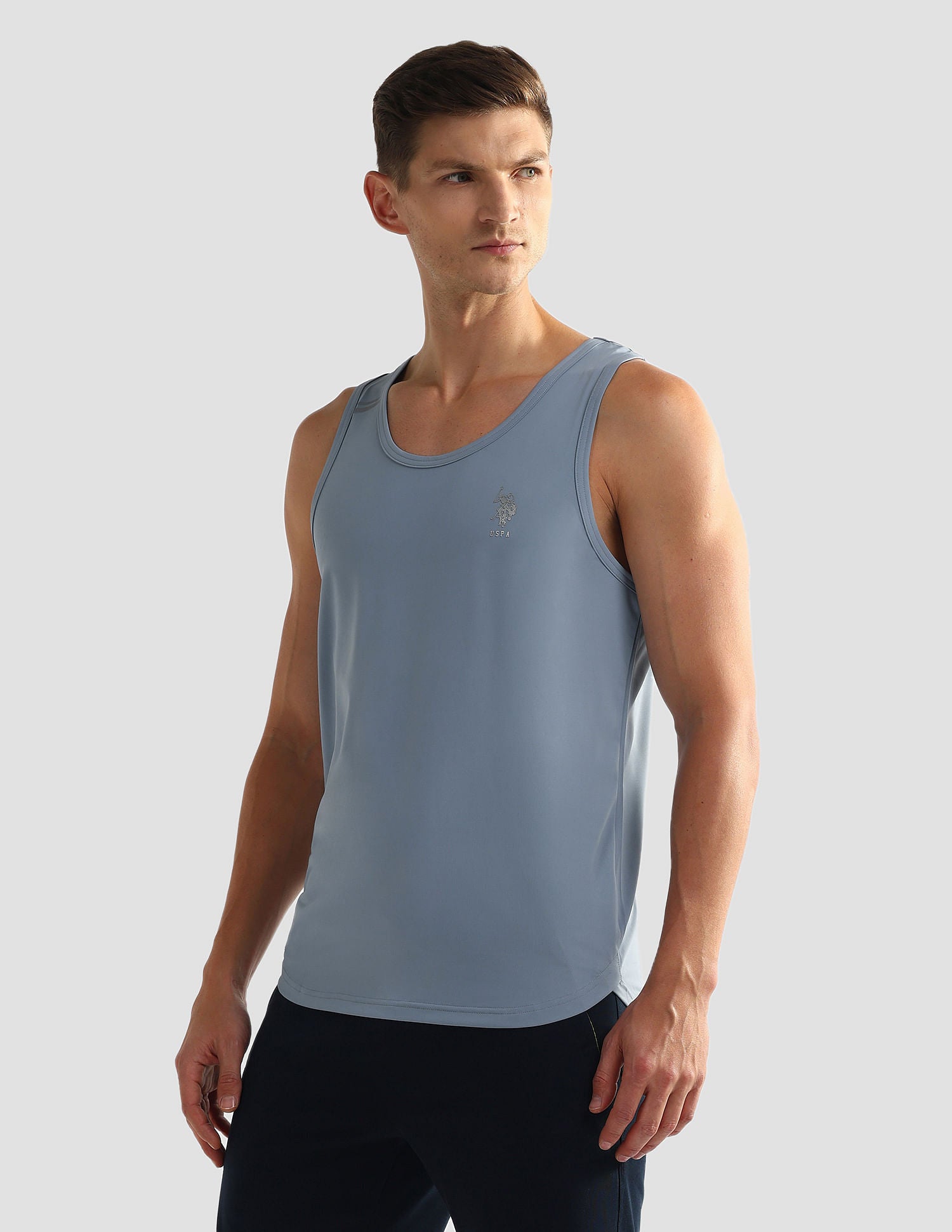 Solid OEV04 Vest - Pack Of 1 Mid Grey - U.S. POLO ASSN. | Large