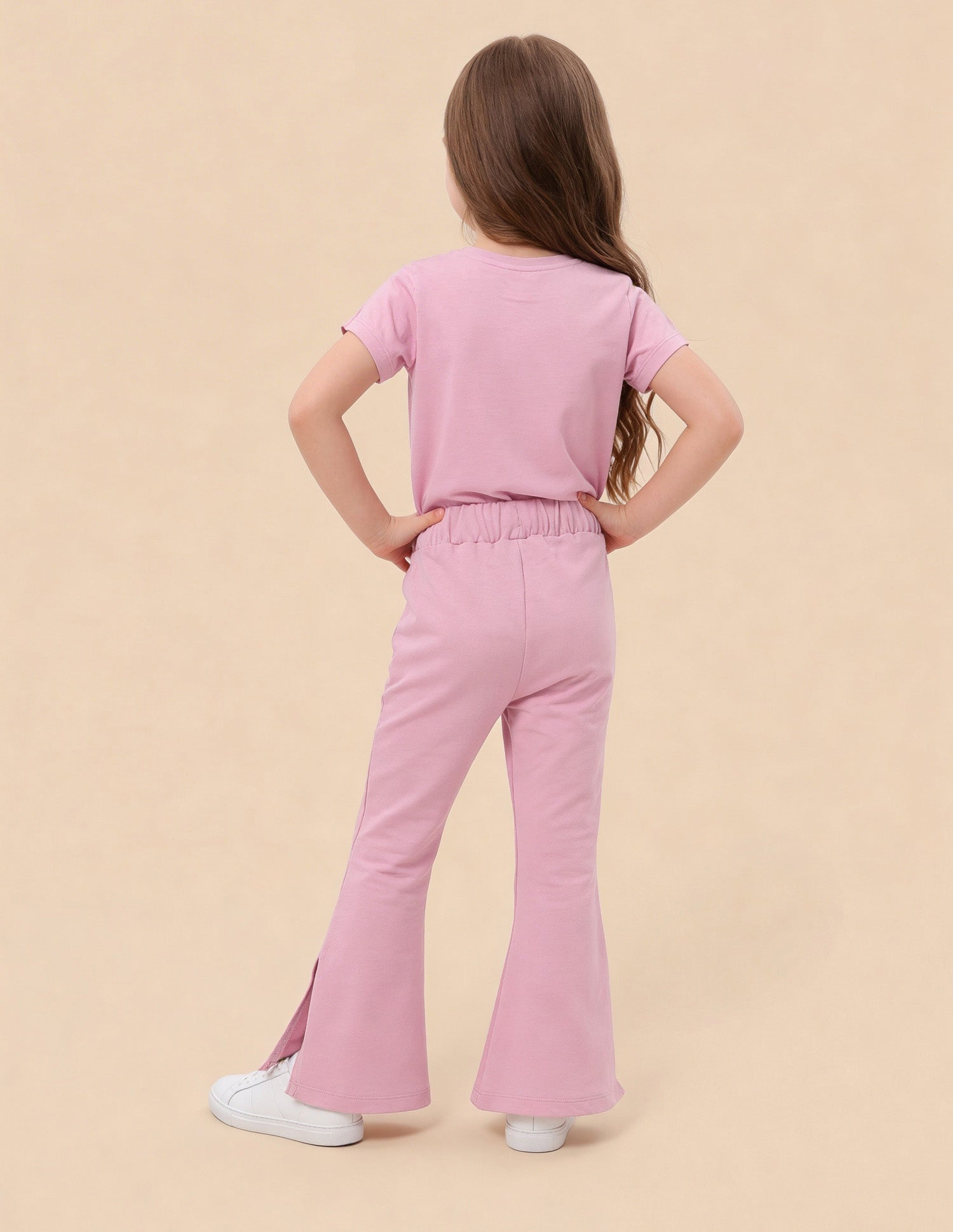 Solid Flared Fit Track Pants Pink - U.S. Polo Assn. India | Large