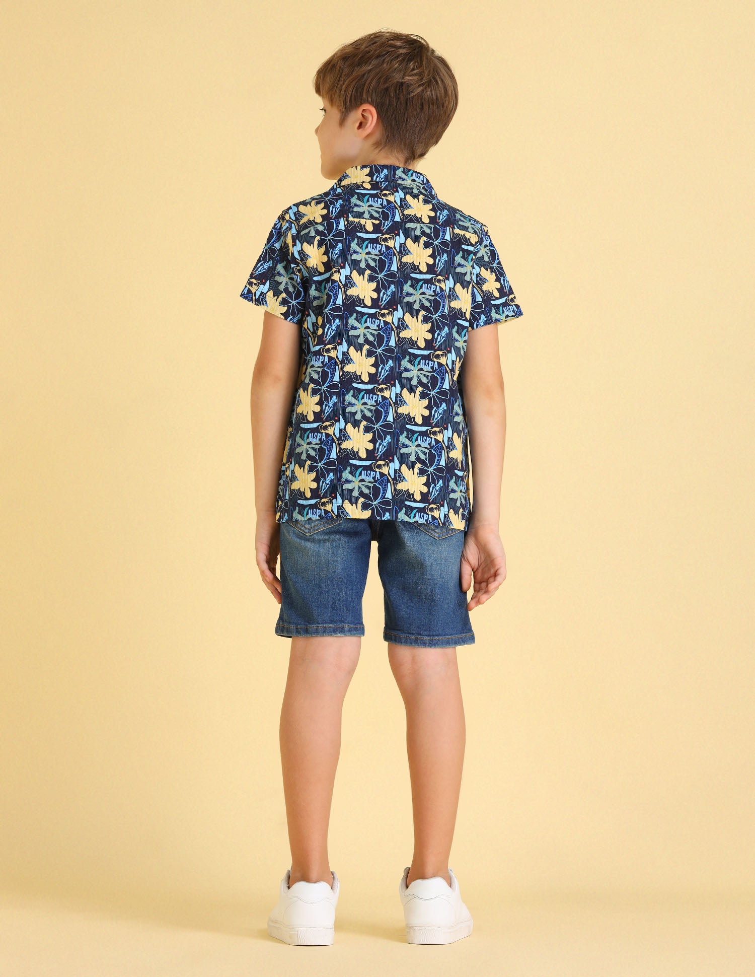 UKSHT1338 NAVY Boys Shirt Navy - U.S. POLO ASSN. | Large