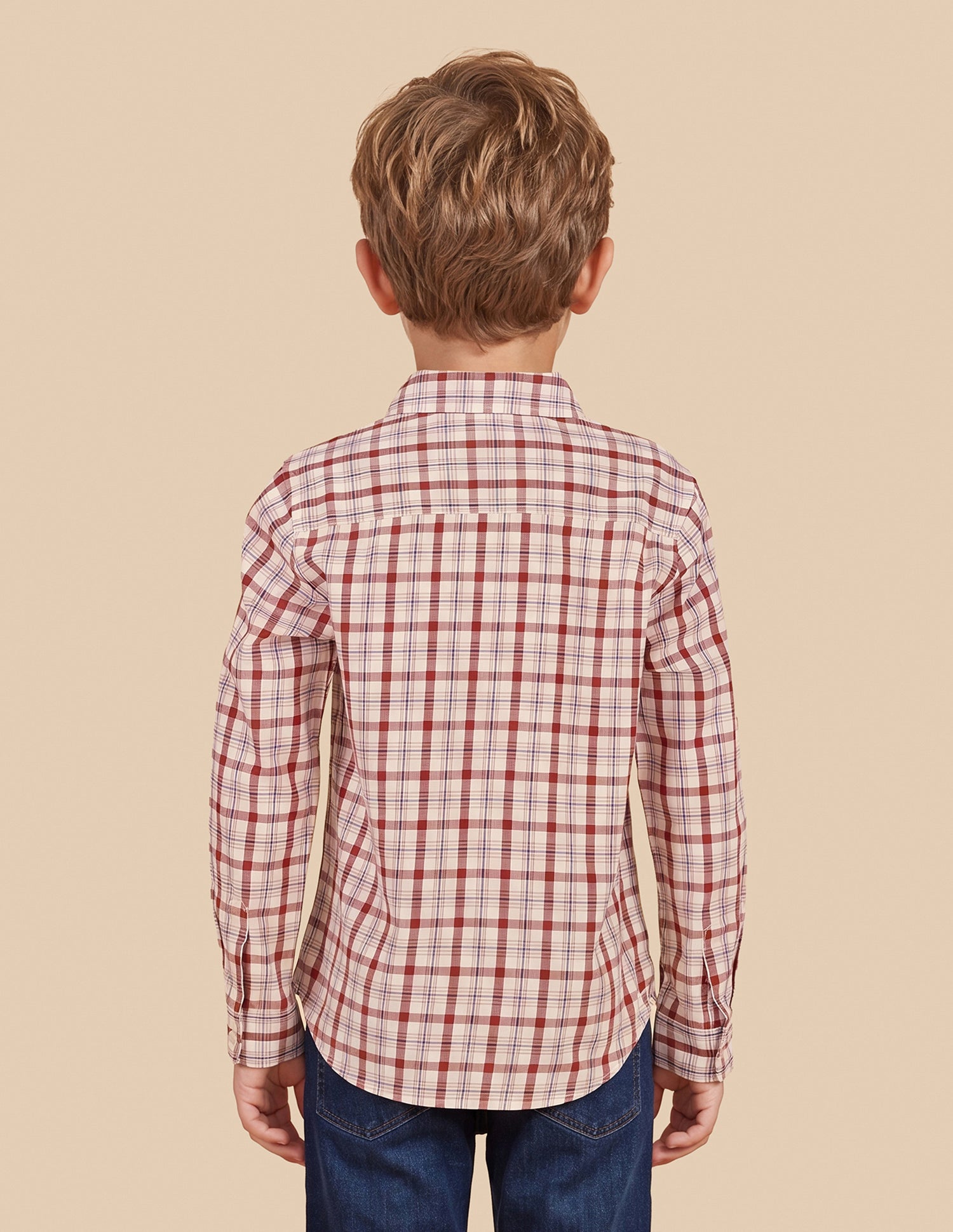 Tartan Checked Twill Shirt Red - U.S. Polo Assn. India | Large