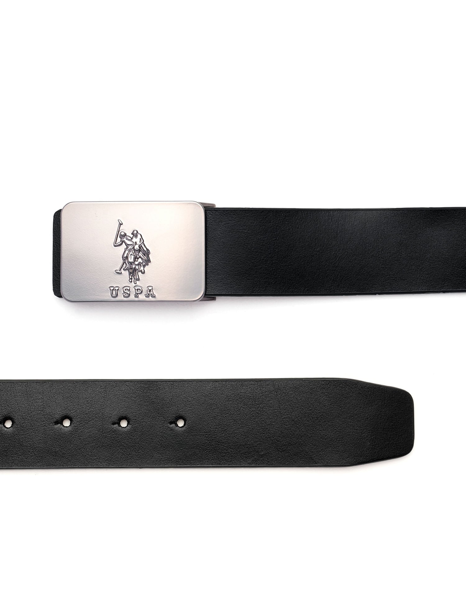 Leather Reversible Dexon Belt Black and Brown - U.S. POLO ASSN. | Large