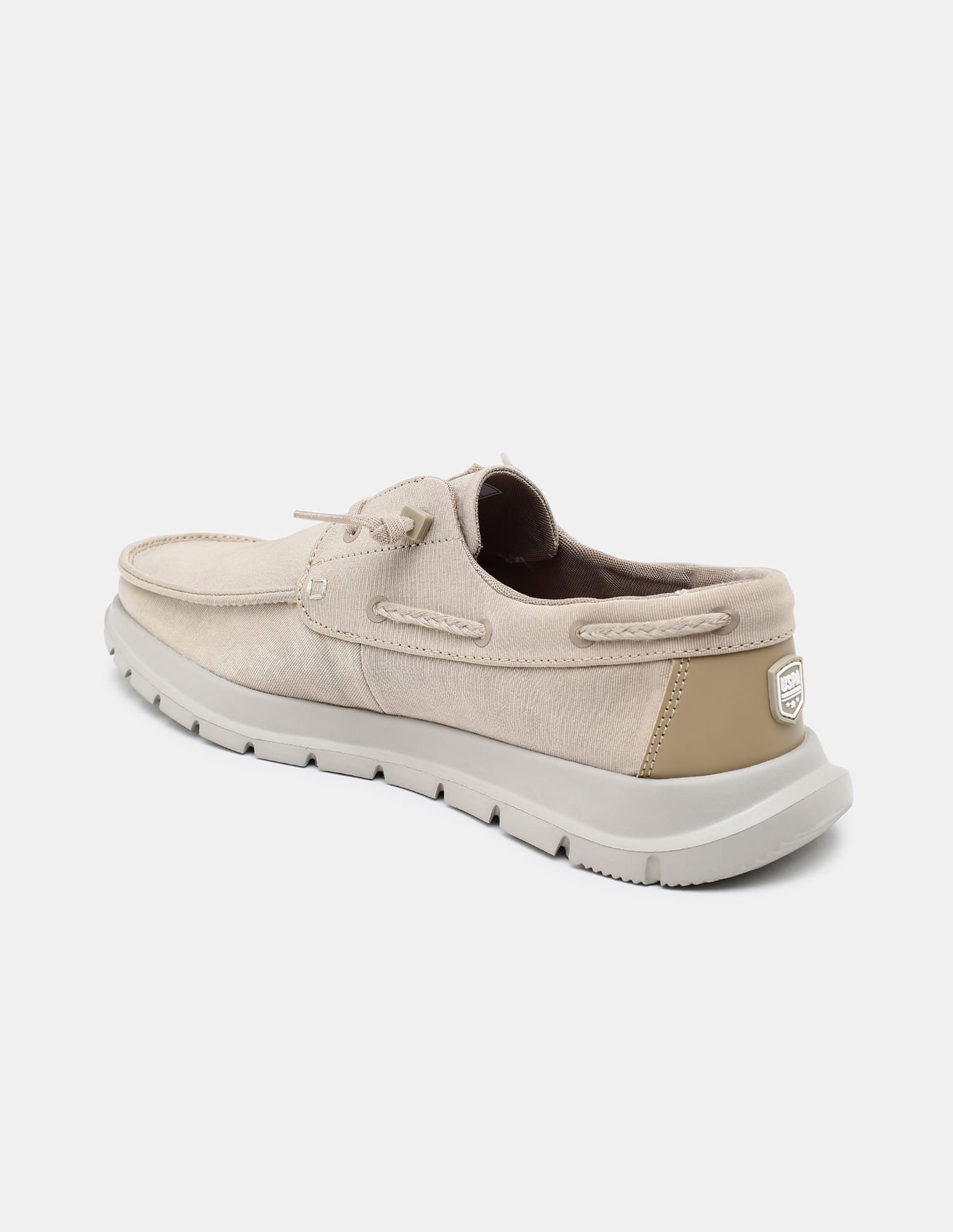 Round Toe Slip Ons Ciro Sneakers Beige - U.S. Polo Assn. India | Large