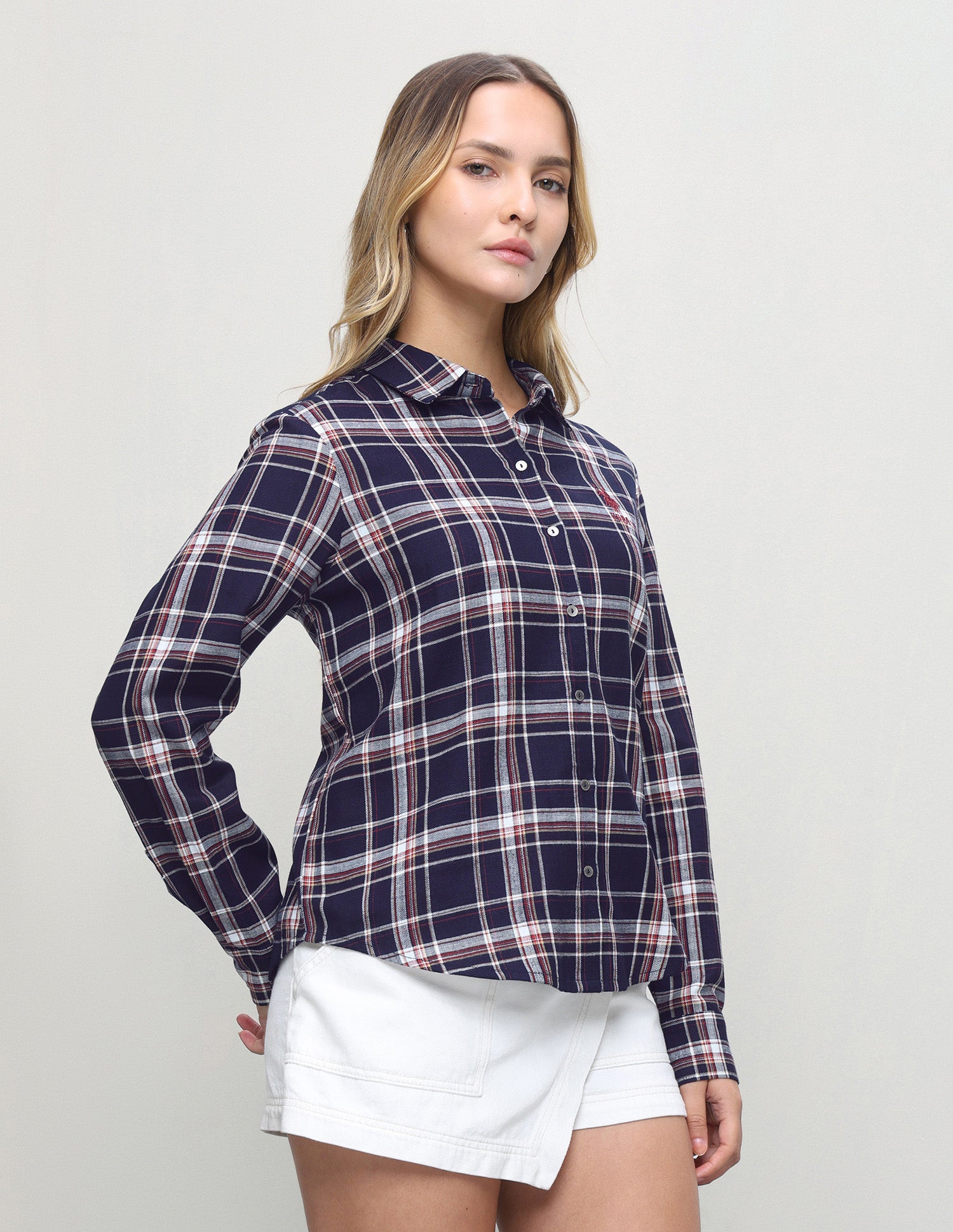 Plaid Checked Regular Fit Shirt Multicolour - U.S. Polo Assn. India | Large