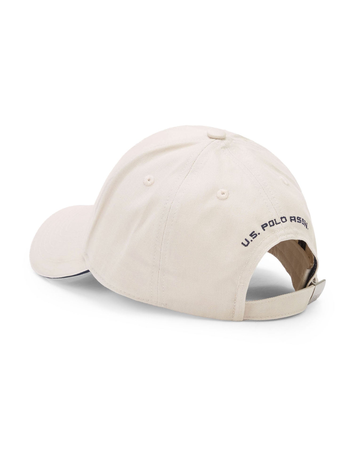 Brand Embroidered Twill Cap Beige - U.S. POLO ASSN. | Large