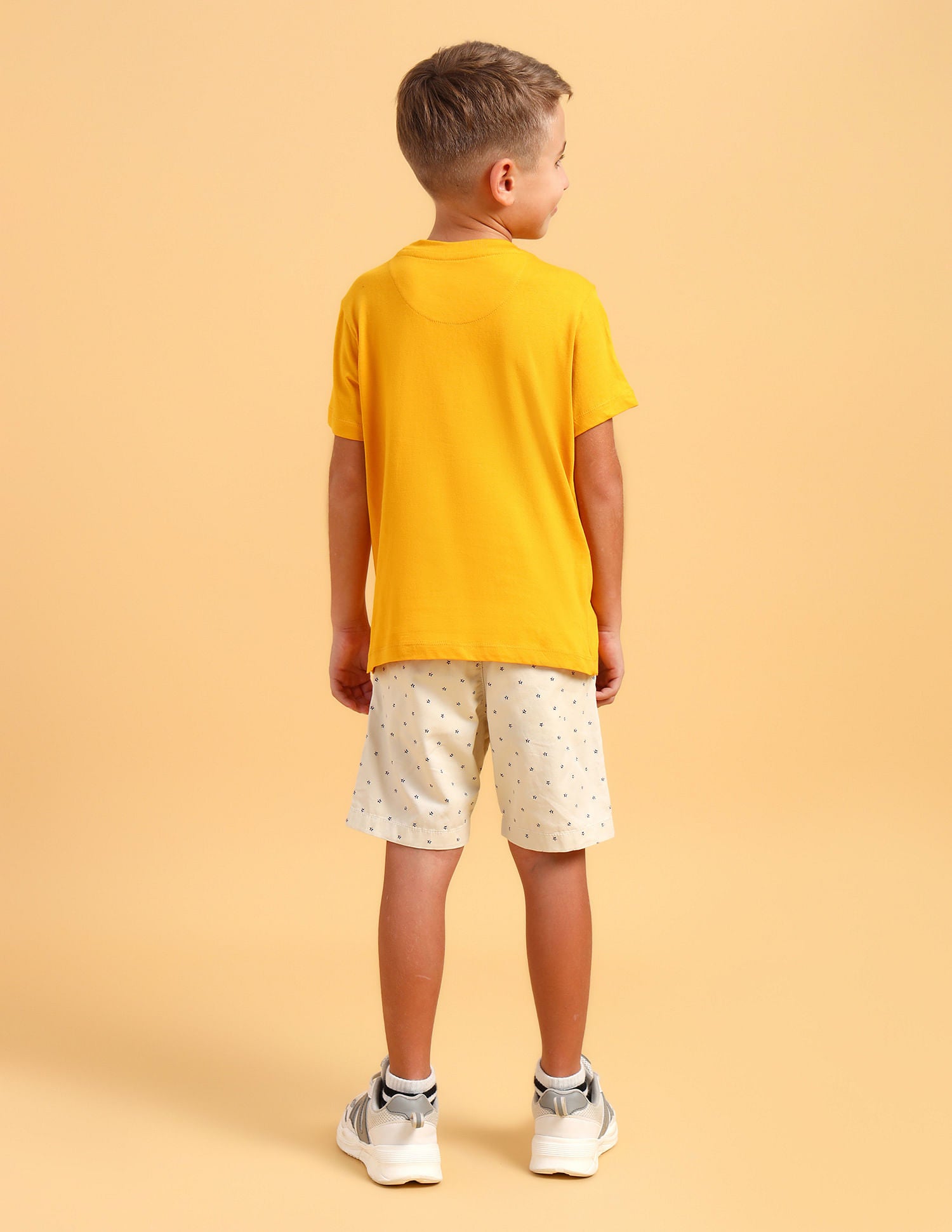 Boys Logo Printed T-Shirt Yellow - U.S. POLO ASSN. | Large